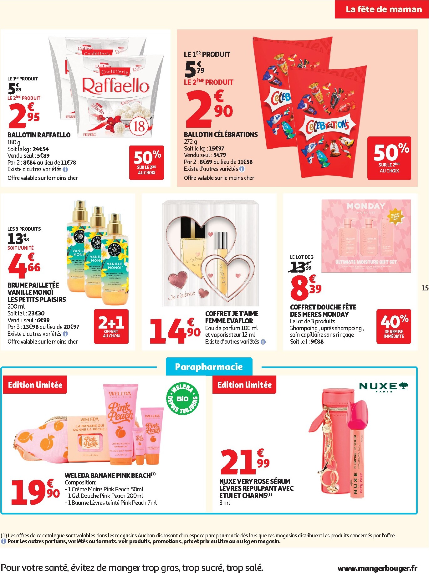 auchan - Current Auchan - Fête des mères leaflet valid from du mardi 19/05/2026 to du dimanche 31/05/2026 - page: 15