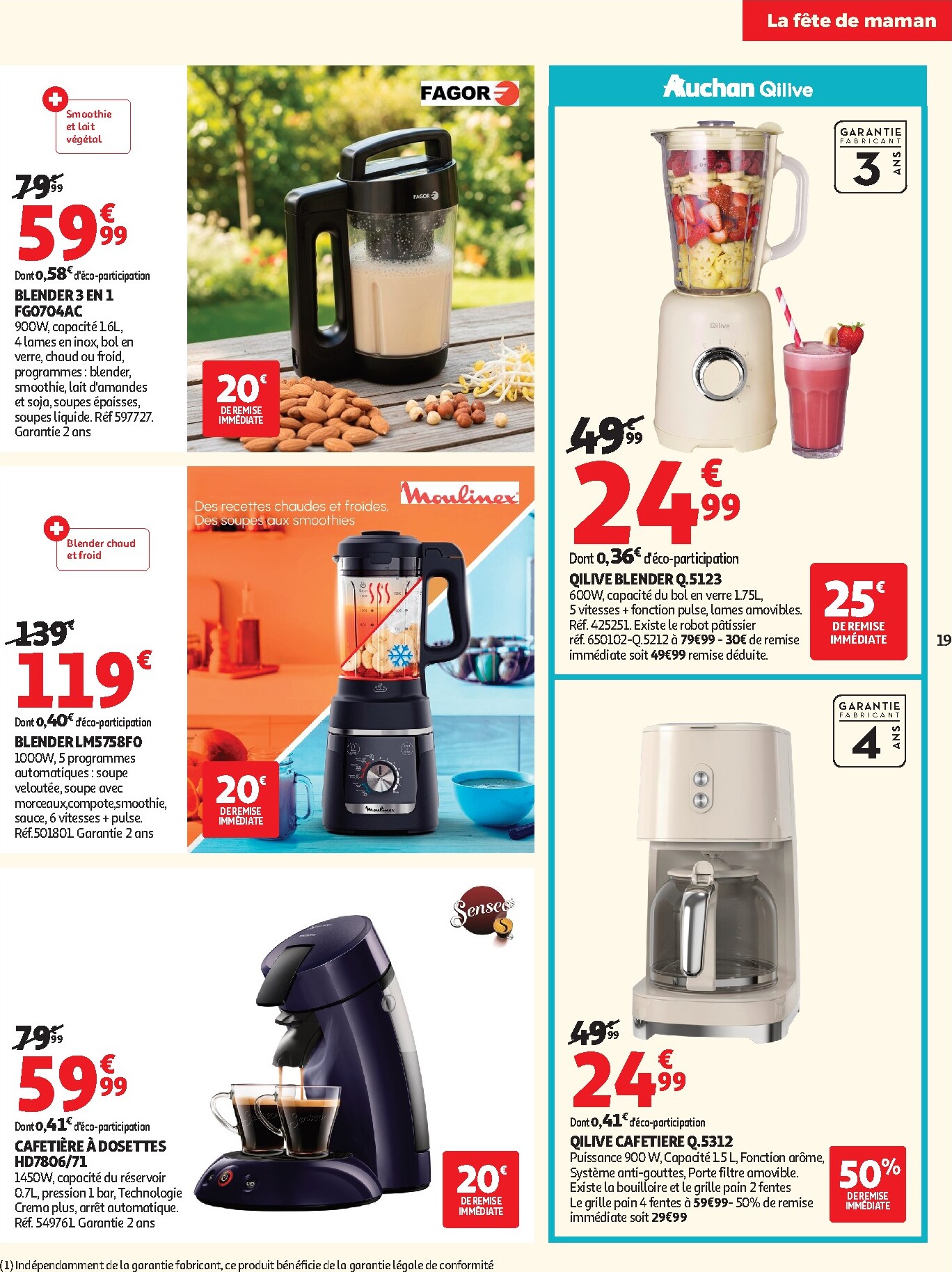 auchan - Current Auchan - Fête des mères leaflet valid from du mardi 19/05/2026 to du dimanche 31/05/2026 - page: 19