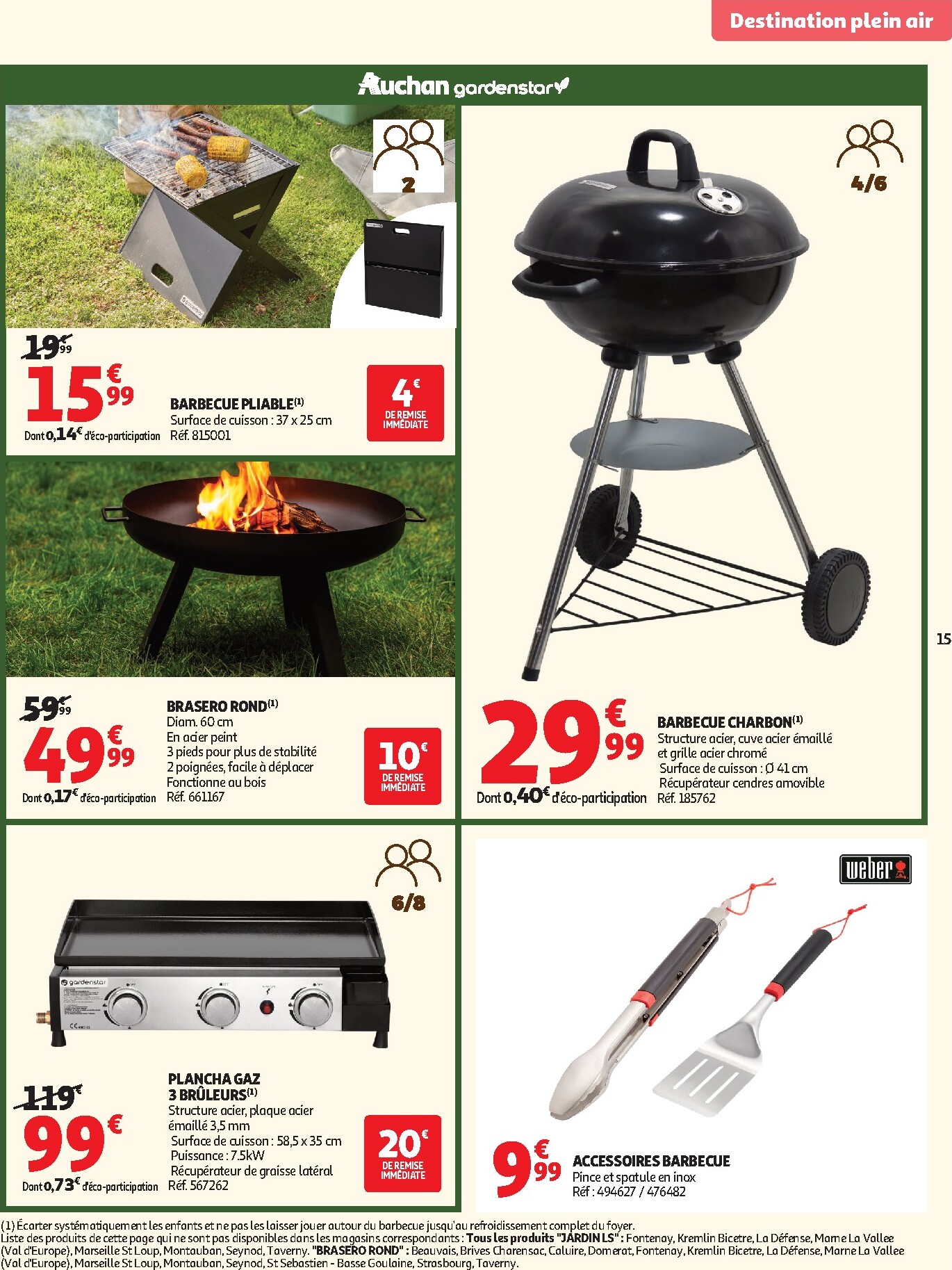 auchan - Prospectus Auchan - Plein air jeux de jardin valide du du mercredi 27/05/2026 au du dimanche 07/06/2026 - page: 15