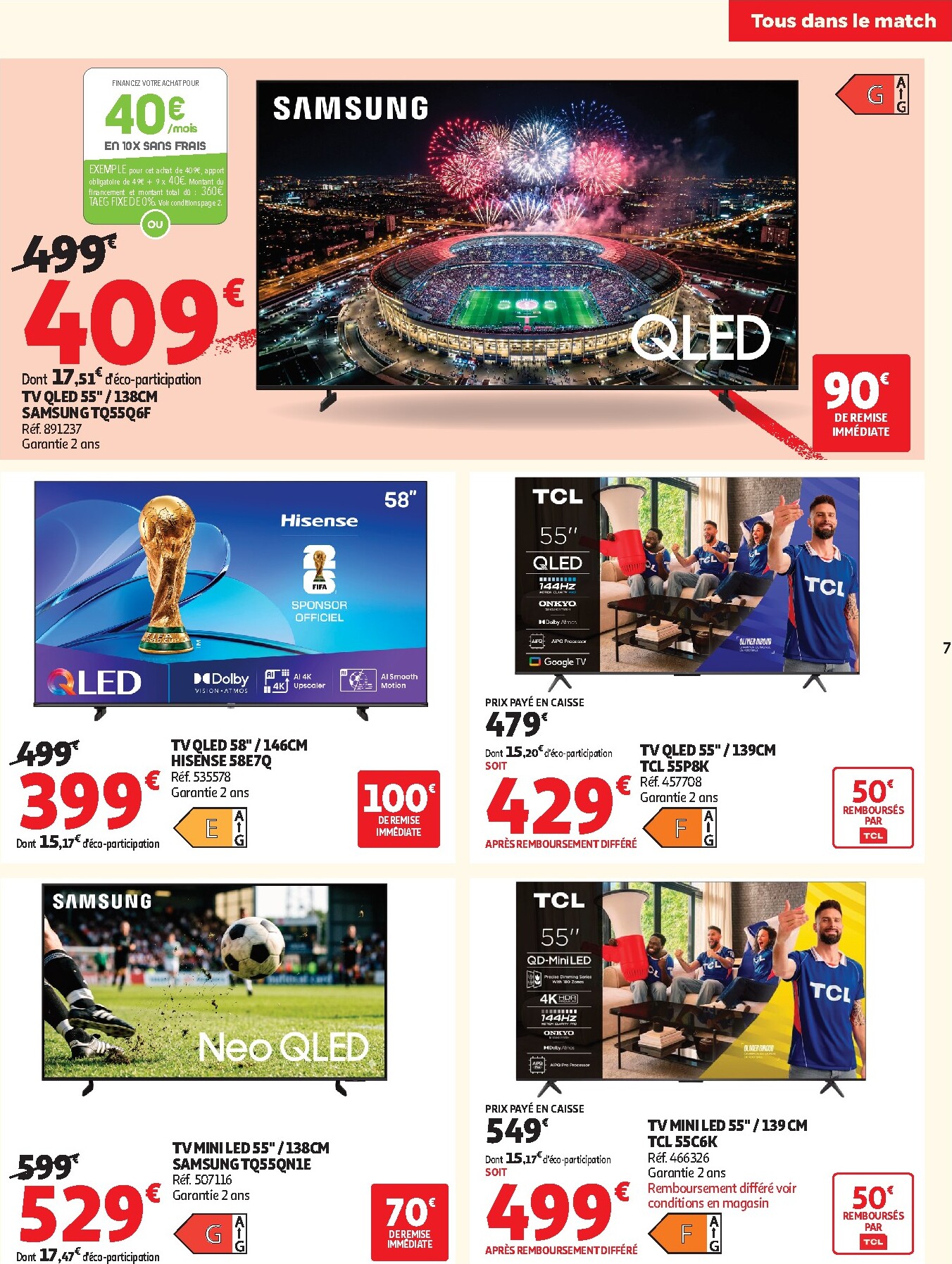 auchan - Current Auchan - Téléviseurs & high-tech leaflet valid from du mardi 26/05/2026 to du dimanche 14/06/2026 - page: 7