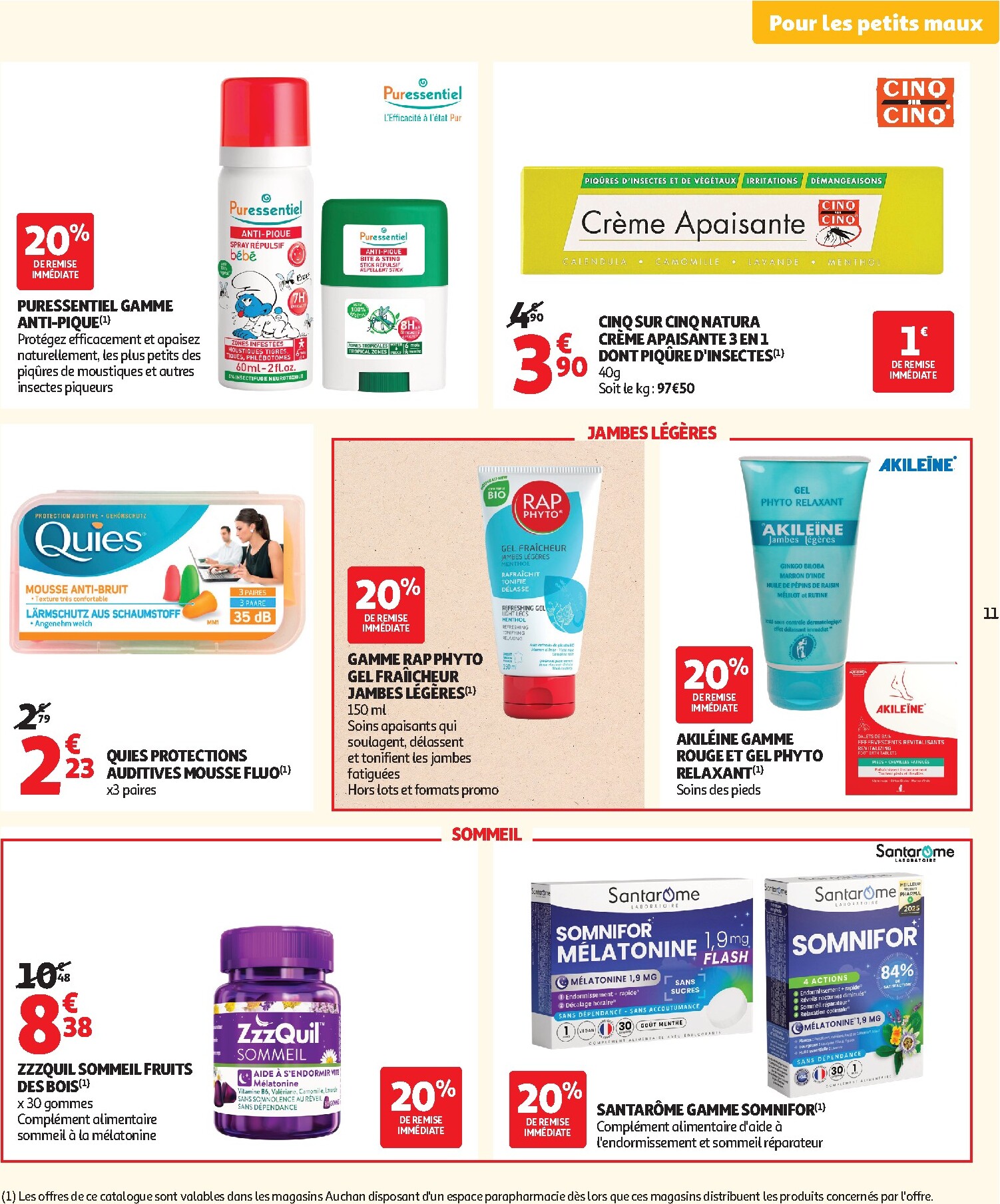 auchan - Flyer Auchan - Parapharmacie, beauté pour la semaine prochaine du du mardi 02/06/2026 au du mercredi 24/06/2026 - page: 11