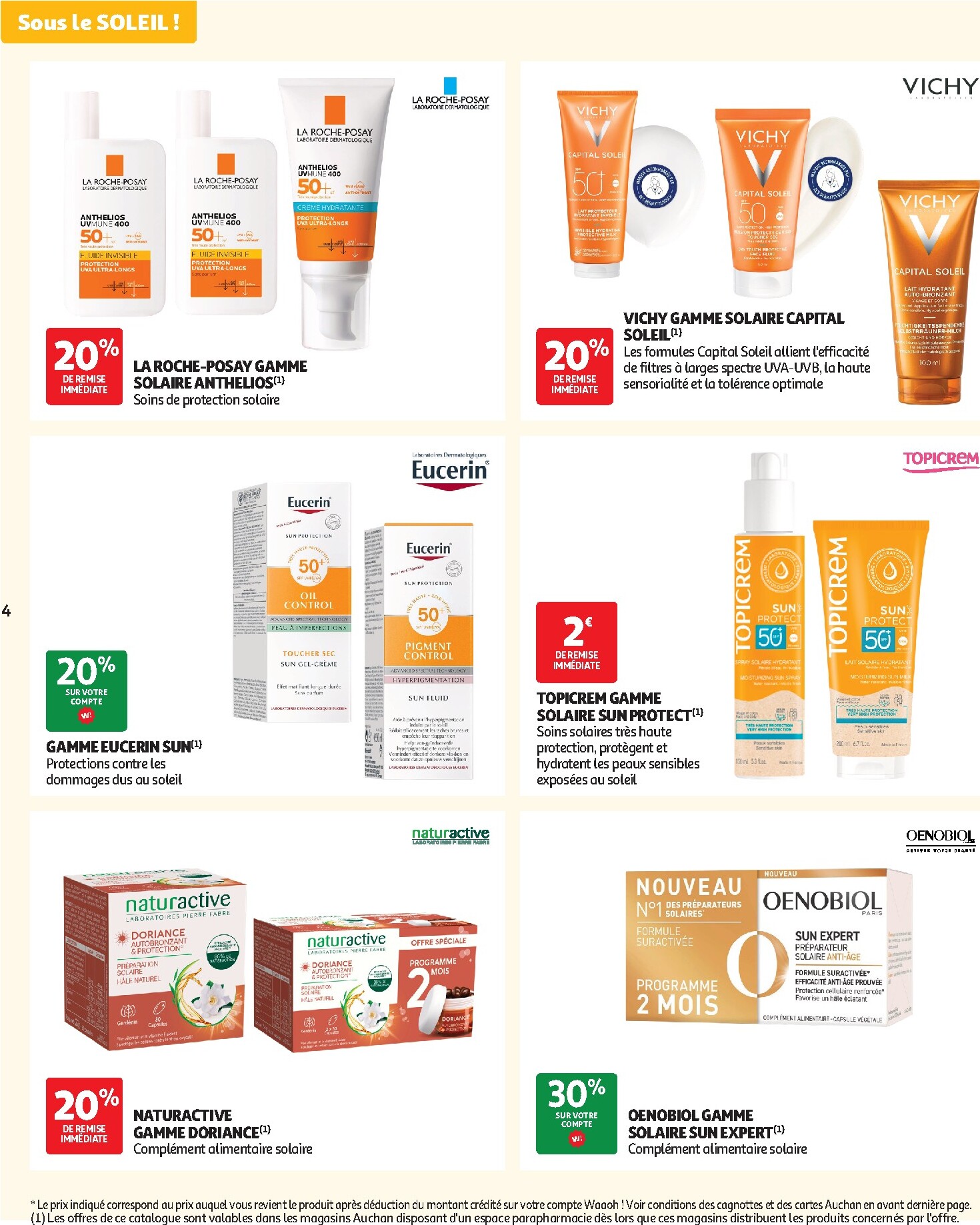 auchan - Flyer Auchan - Parapharmacie, beauté pour la semaine prochaine du du mardi 02/06/2026 au du mercredi 24/06/2026 - page: 4