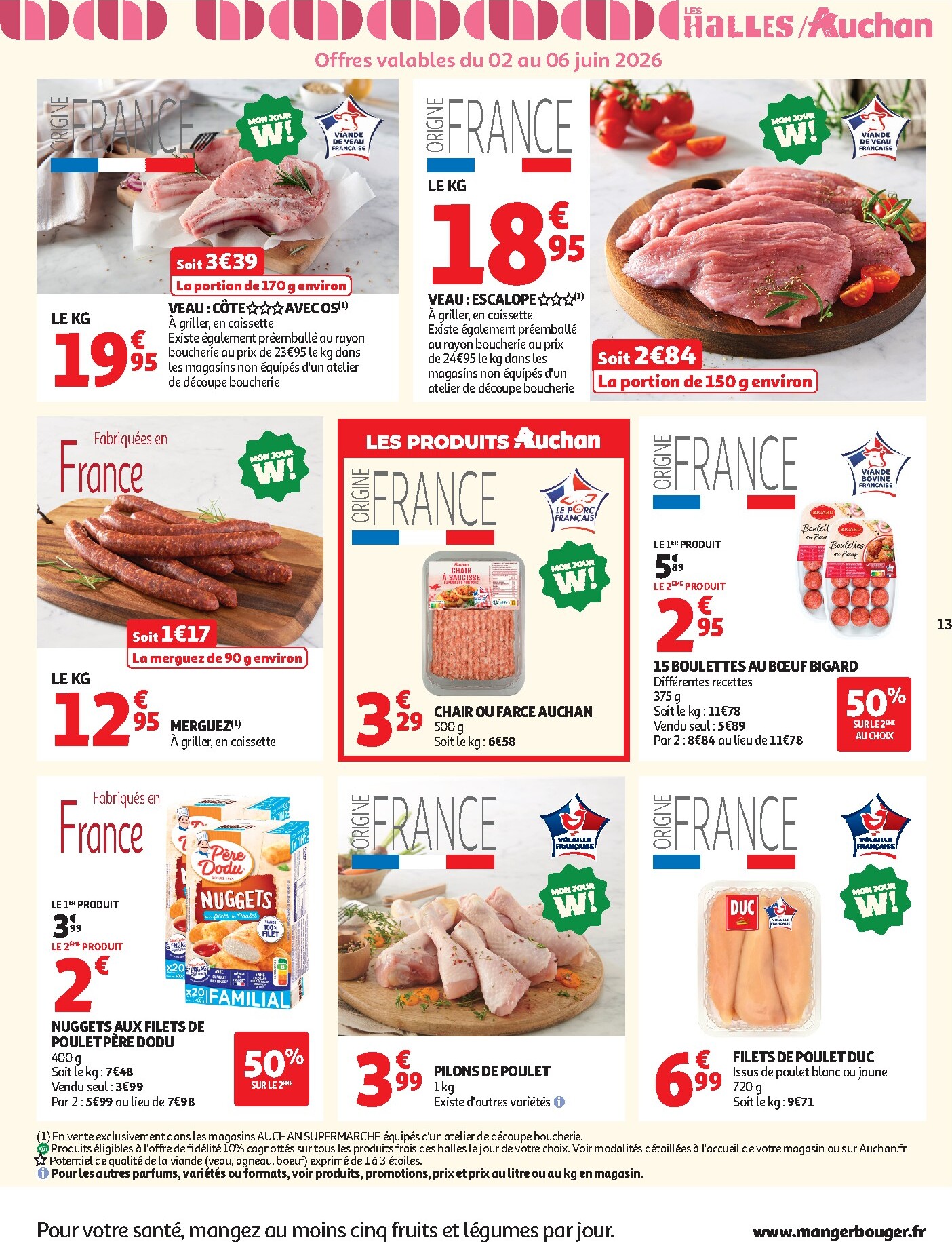 auchan - Flyer Auchan Supermarché pour la semaine prochaine du du mardi 02/06/2026 au du samedi 13/06/2026 - page: 13