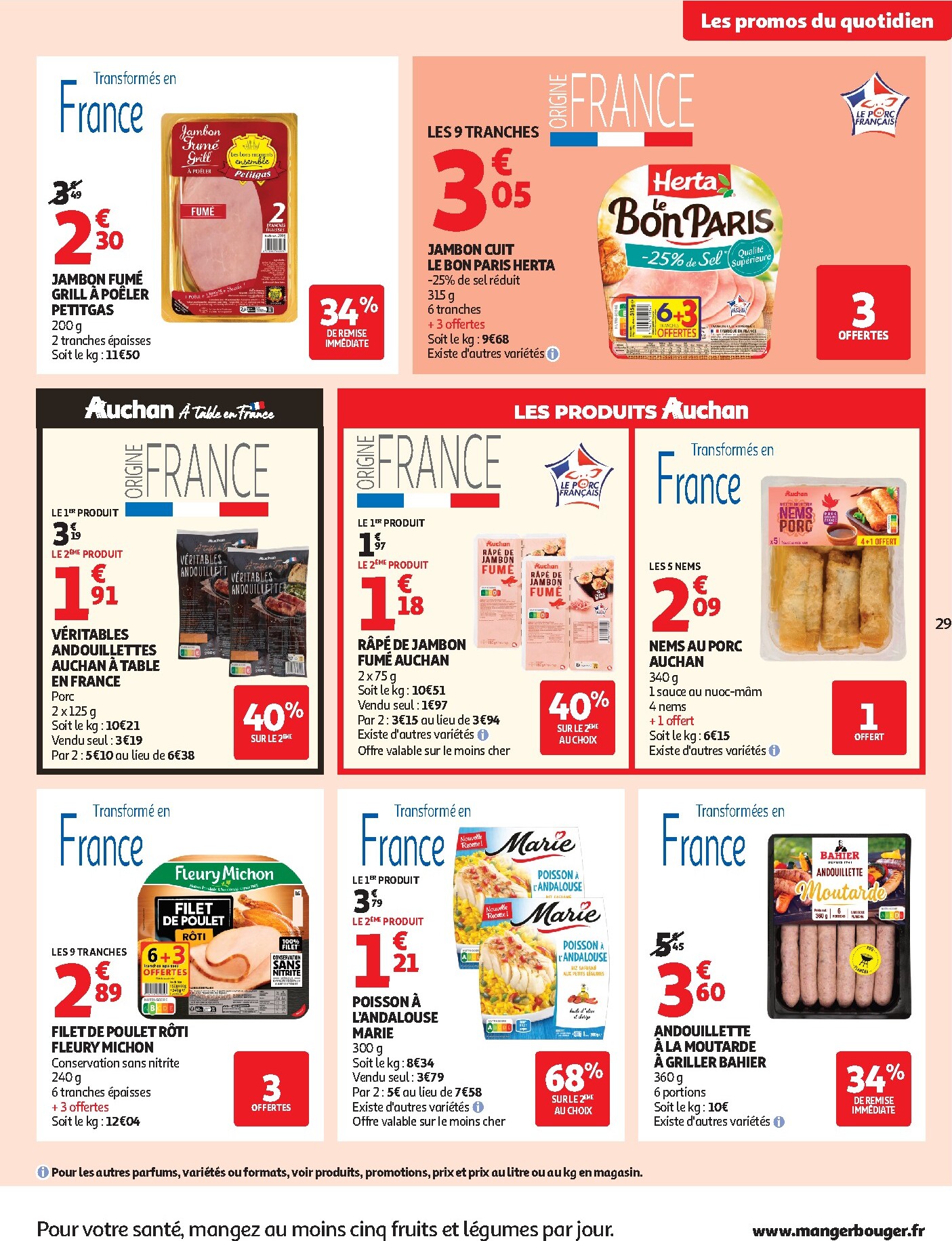 auchan - Flyer Auchan Supermarché pour la semaine prochaine du du mardi 02/06/2026 au du samedi 13/06/2026 - page: 29