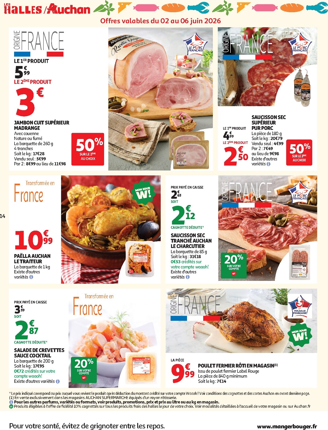 auchan - Flyer Auchan Supermarché pour la semaine prochaine du du mardi 02/06/2026 au du samedi 13/06/2026 - page: 14