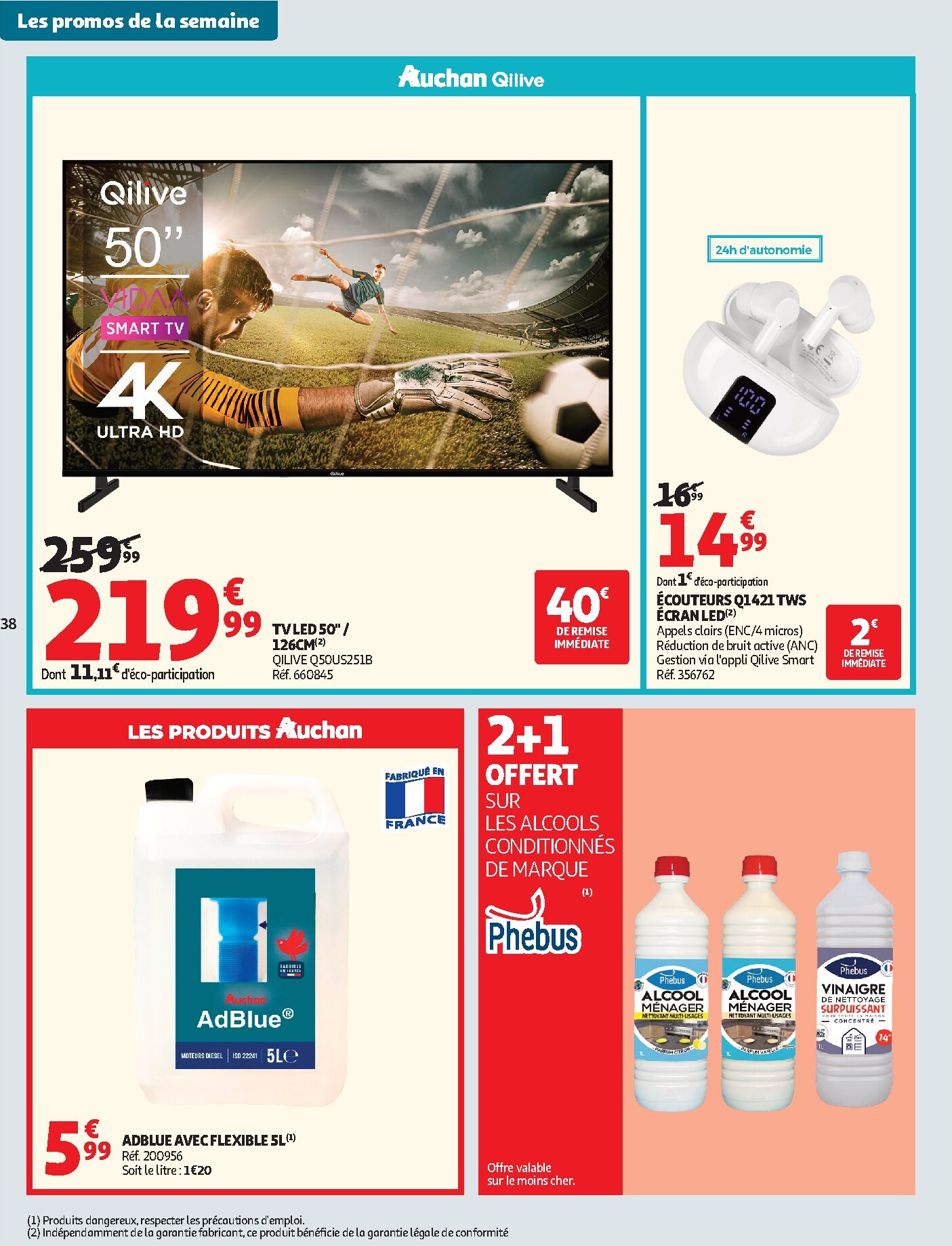 auchan - Flyer Auchan Supermarché pour la semaine prochaine du du mardi 02/06/2026 au du samedi 13/06/2026 - page: 38