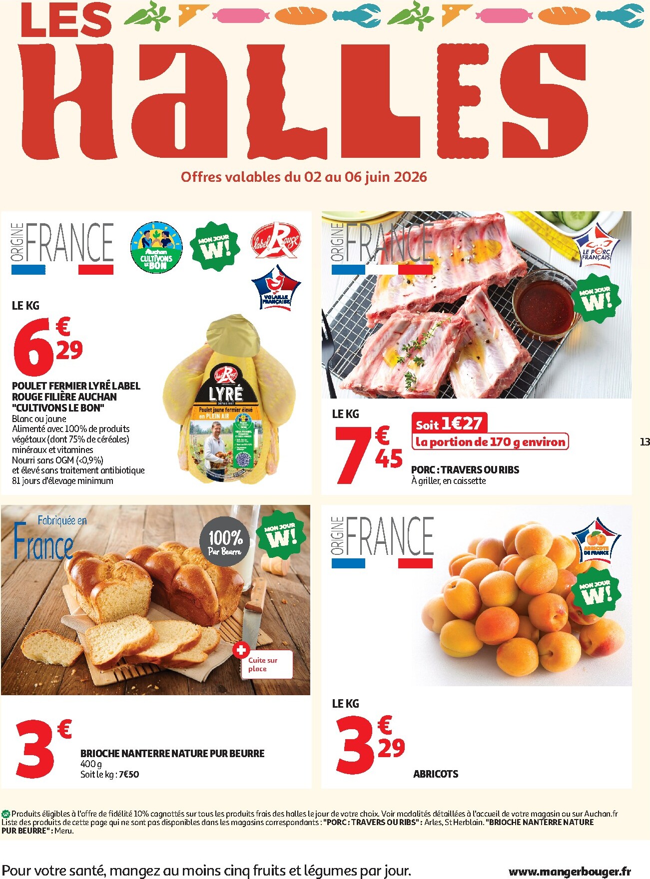 auchan - Flyer Auchan pour la semaine prochaine du du mardi 02/06/2026 au du dimanche 14/06/2026 - page: 13