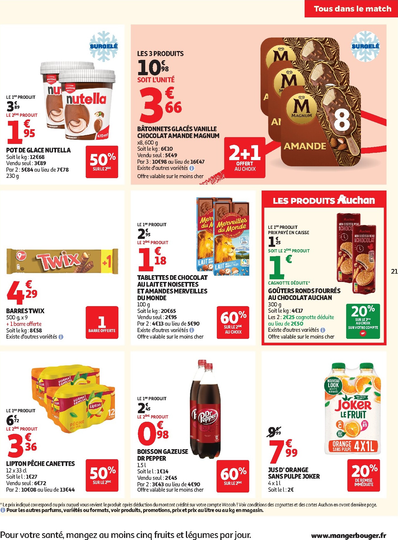 auchan - Flyer Auchan pour la semaine prochaine du du mardi 02/06/2026 au du dimanche 14/06/2026 - page: 21