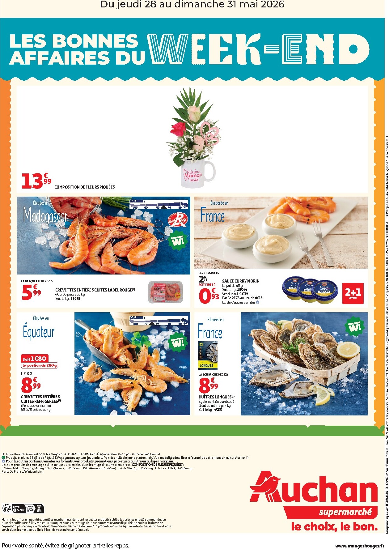 auchan - Current Auchan Supermarché - Les bons plans du week-end leaflet valid from de jeudi 28/05/2026 to du dimanche 31/05/2026 - page: 2