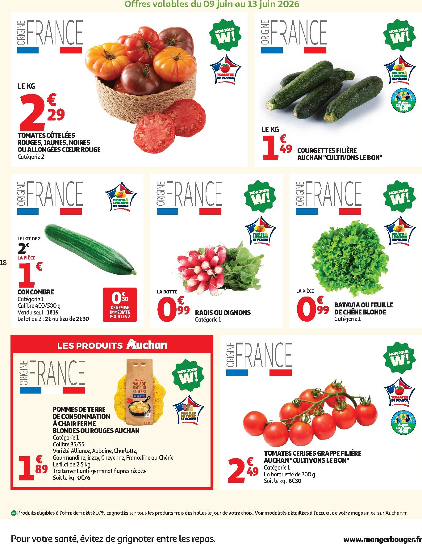 auchan - Flyer Auchan pour la semaine prochaine du du mardi 09/06/2026 au du dimanche 21/06/2026 - page: 22