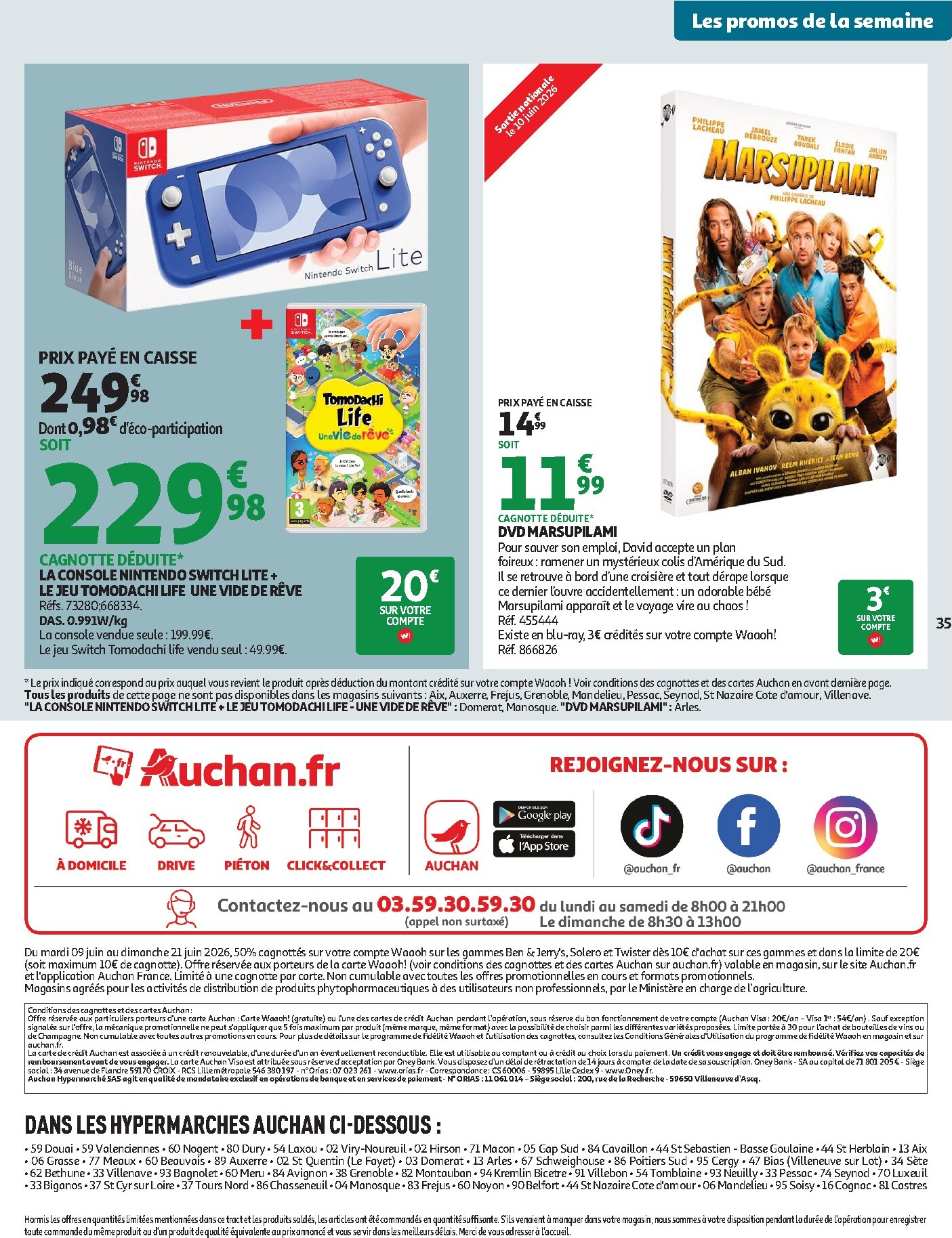 auchan - Flyer Auchan pour la semaine prochaine du du mardi 09/06/2026 au du dimanche 21/06/2026 - page: 39