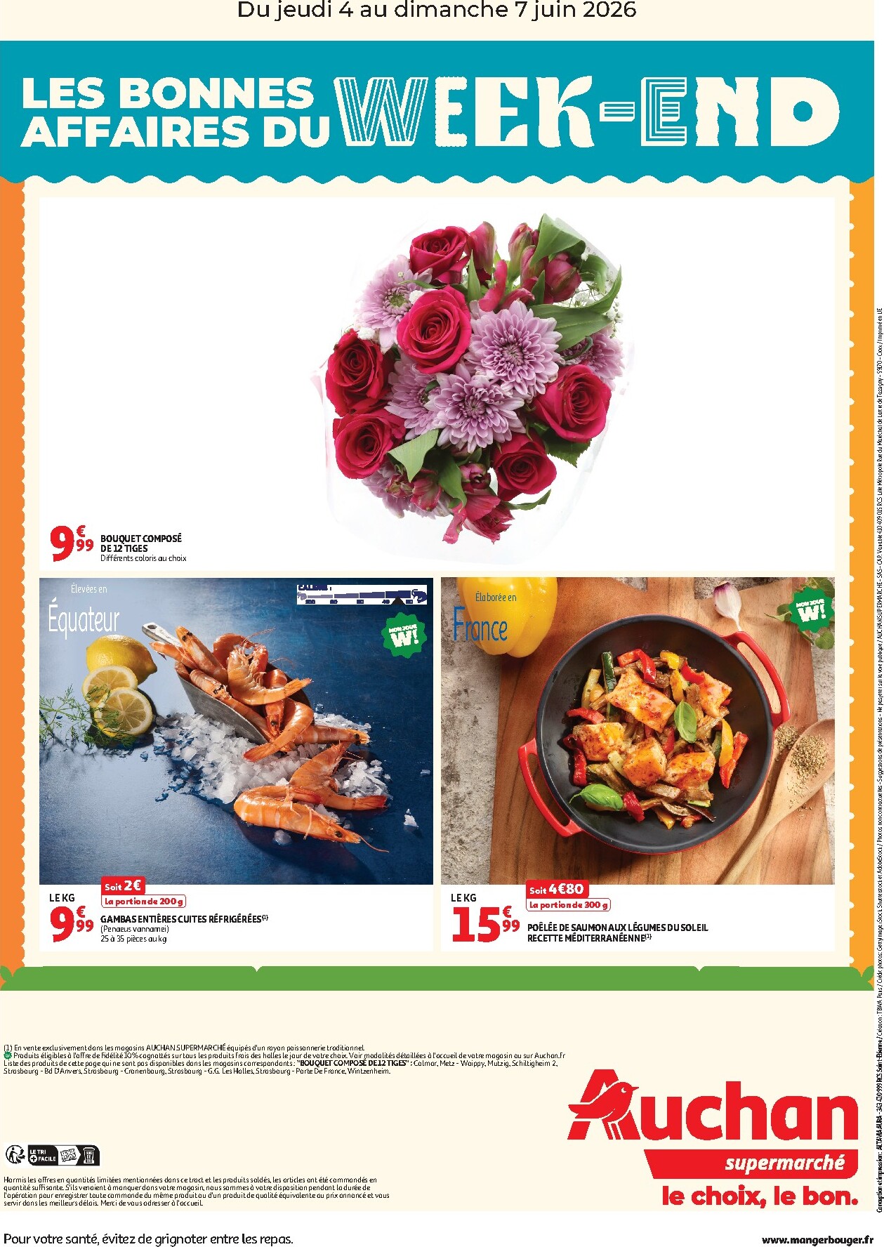 auchan - Current Auchan Supermarché - Les bons plans du week-end leaflet valid from de jeudi 04/06/2026 to du dimanche 07/06/2026 - page: 2