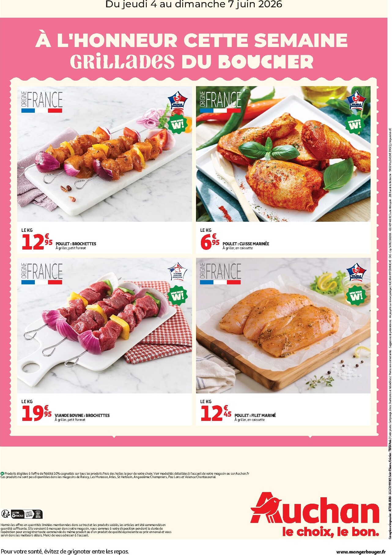 auchan - Current Auchan - À l'honneur cette semaine leaflet valid from de jeudi 04/06/2026 to du dimanche 07/06/2026 - page: 2