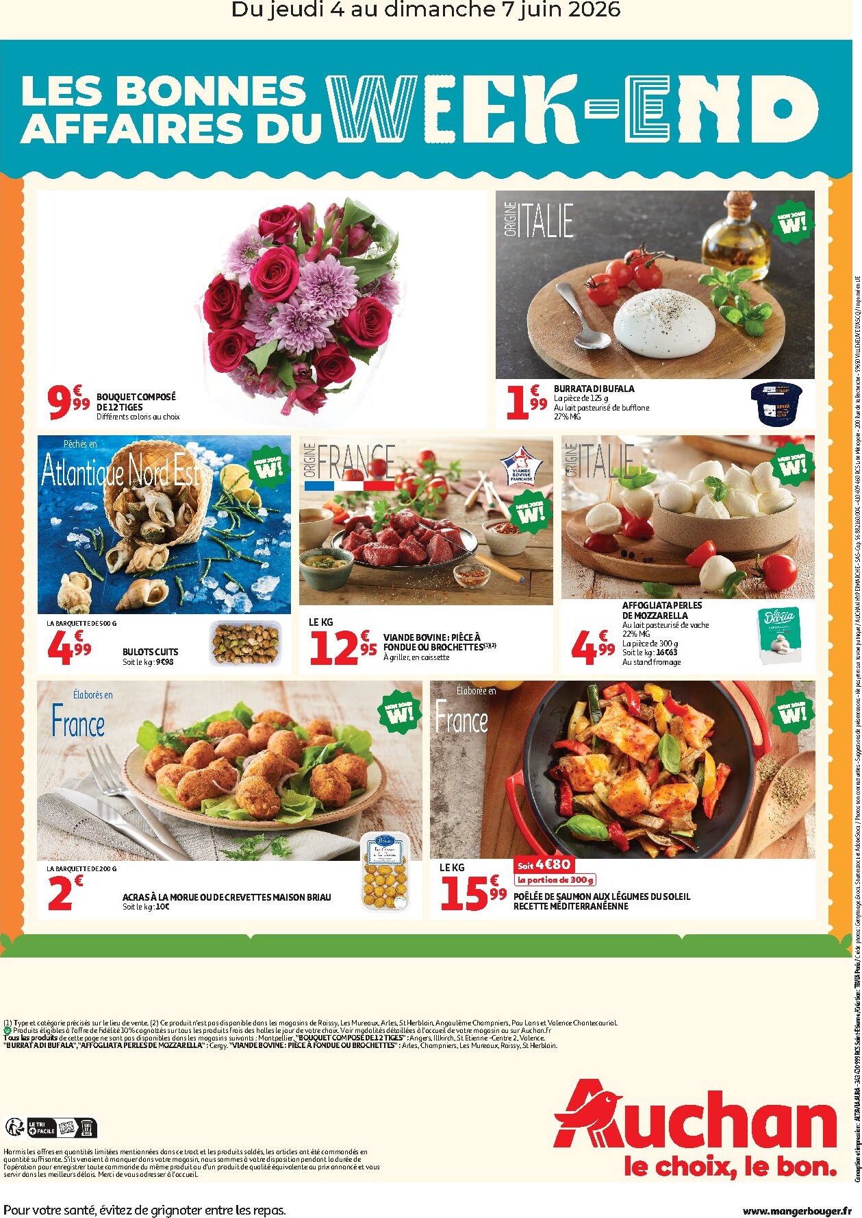 auchan - Current Auchan - Les bons plans du week-end leaflet valid from de jeudi 04/06/2026 to du dimanche 07/06/2026 - page: 2