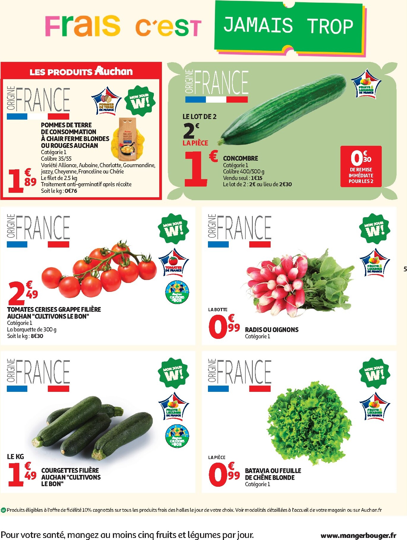 auchan - Flyer Auchan Supermarché - Halles & alcools pour la semaine prochaine du du mardi 09/06/2026 au du samedi 13/06/2026 - page: 5
