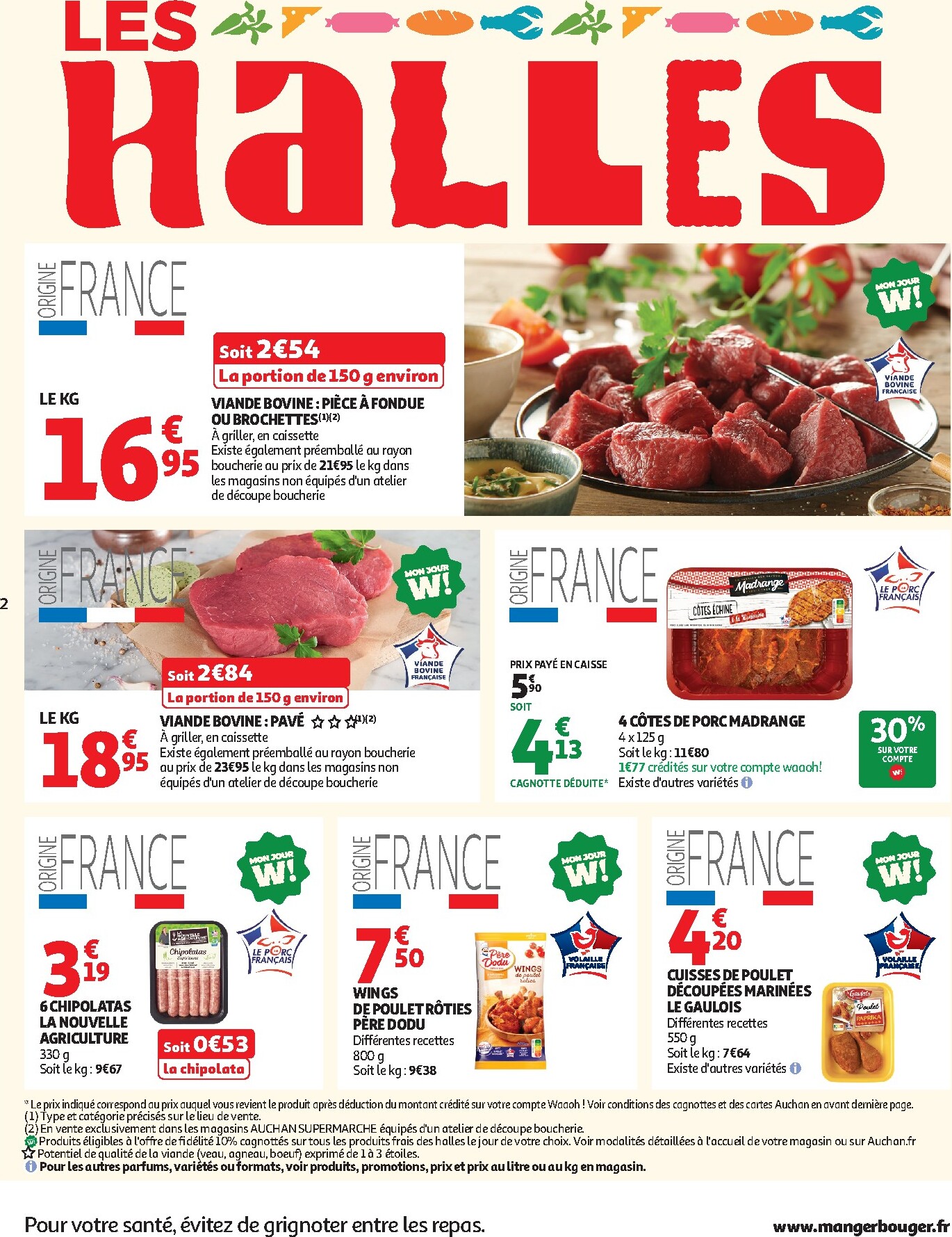 auchan - Flyer Auchan Supermarché - Halles & alcools pour la semaine prochaine du du mardi 09/06/2026 au du samedi 13/06/2026 - page: 2