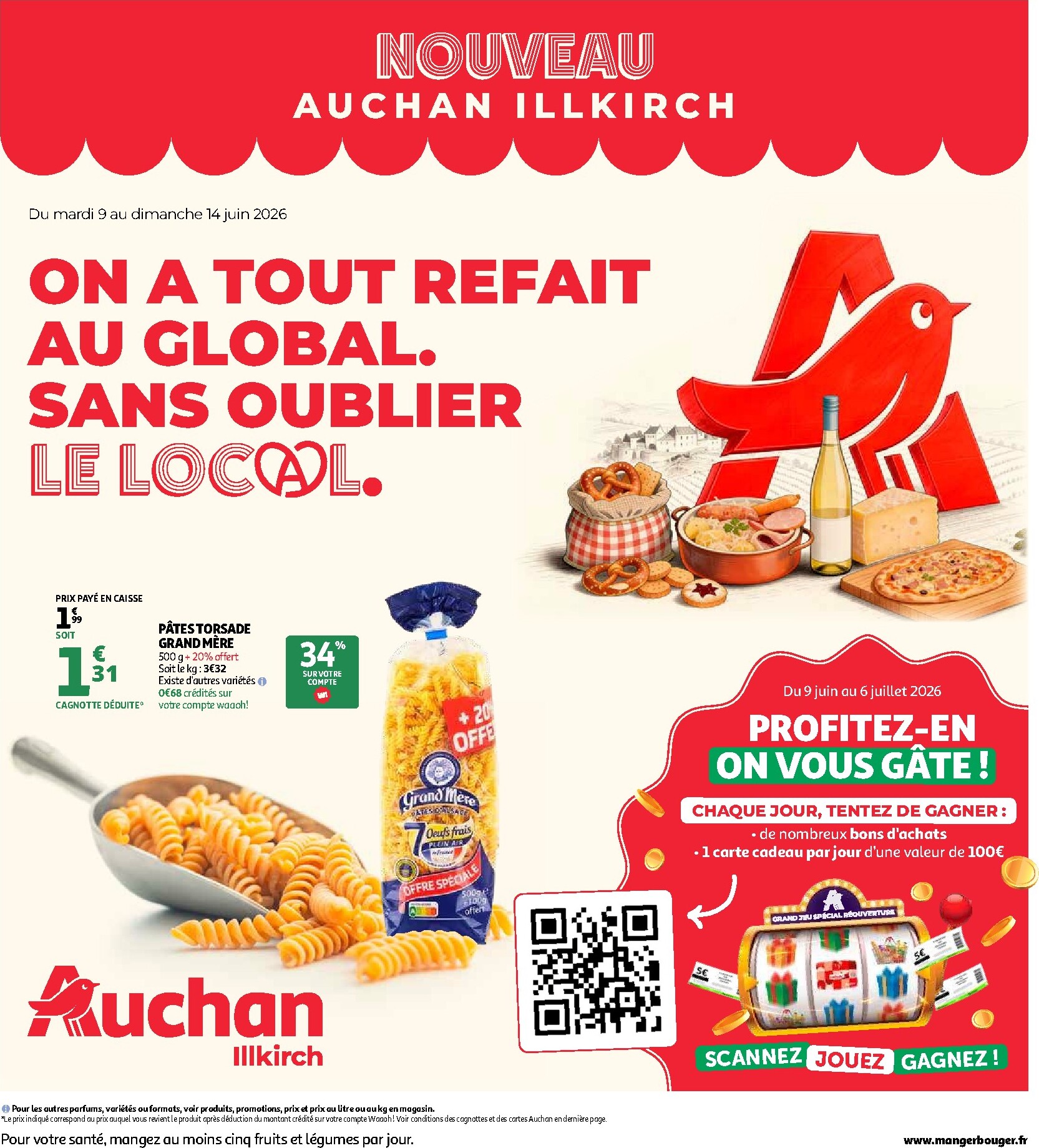 auchan - Flyer Auchan Illkirch pour la semaine prochaine du du mardi 09/06/2026 au du dimanche 14/06/2026
