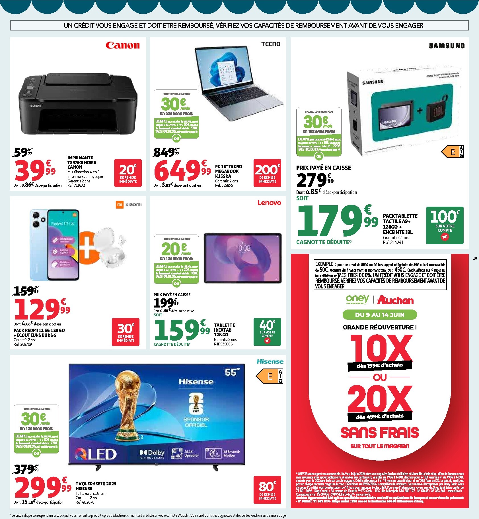 auchan - Flyer Auchan Illkirch pour la semaine prochaine du du mardi 09/06/2026 au du dimanche 14/06/2026 - page: 19