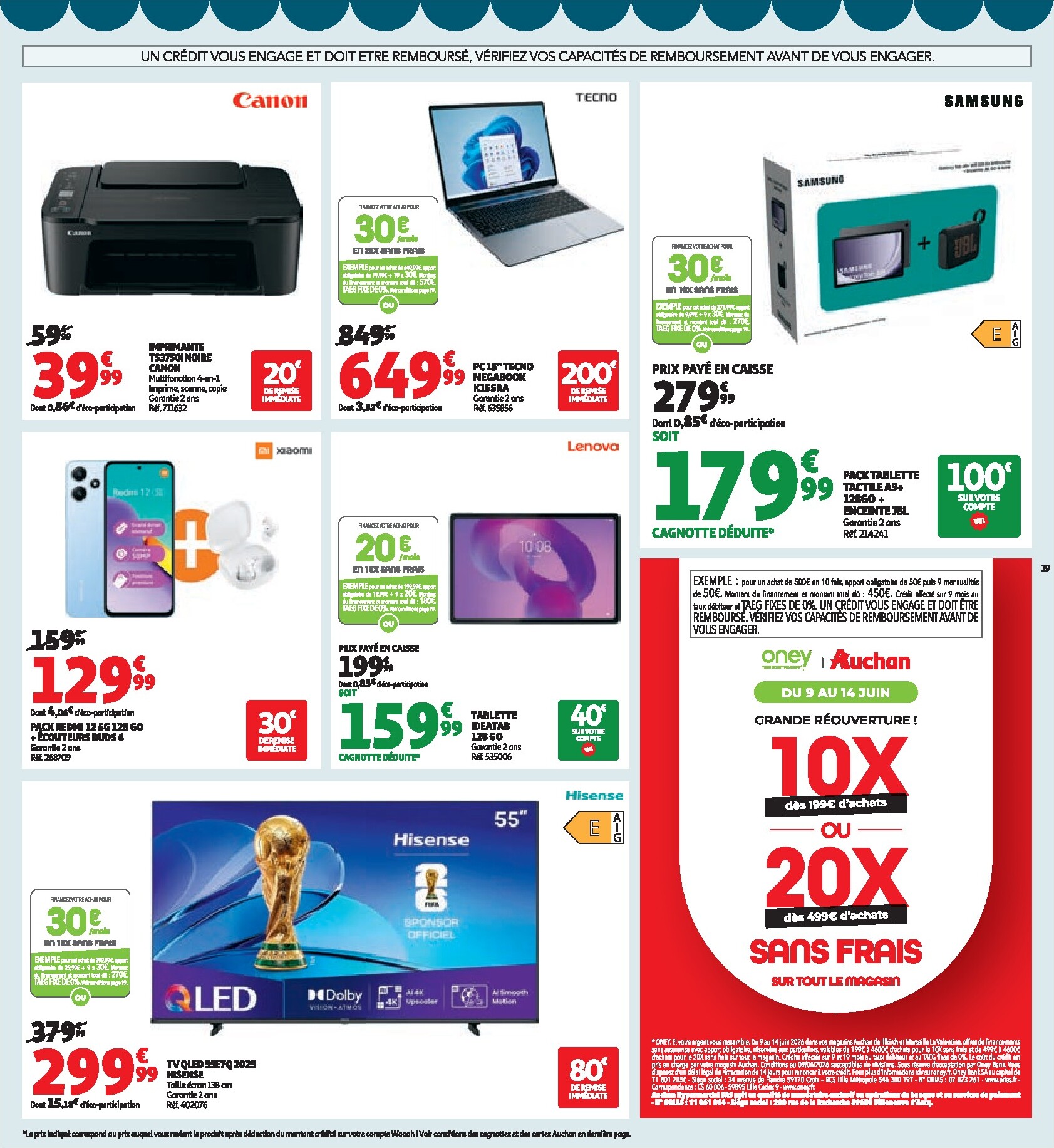 auchan - Flyer Auchan La Valentine pour la semaine prochaine du du mardi 09/06/2026 au du dimanche 14/06/2026 - page: 19