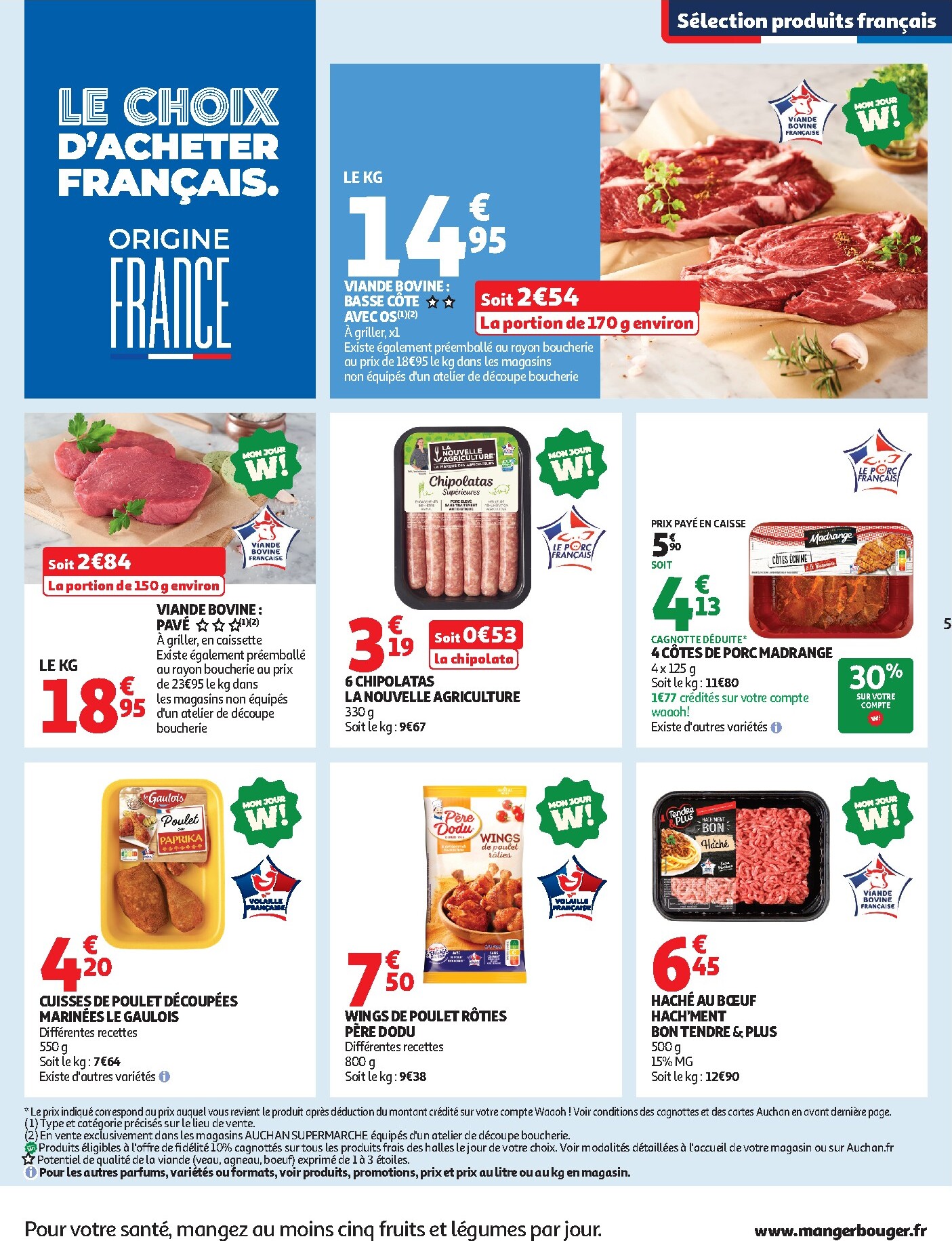 auchan - Current Auchan Supermarché - Halles & alcools leaflet valid from du mardi 09/06/2026 to du samedi 13/06/2026 - page: 5