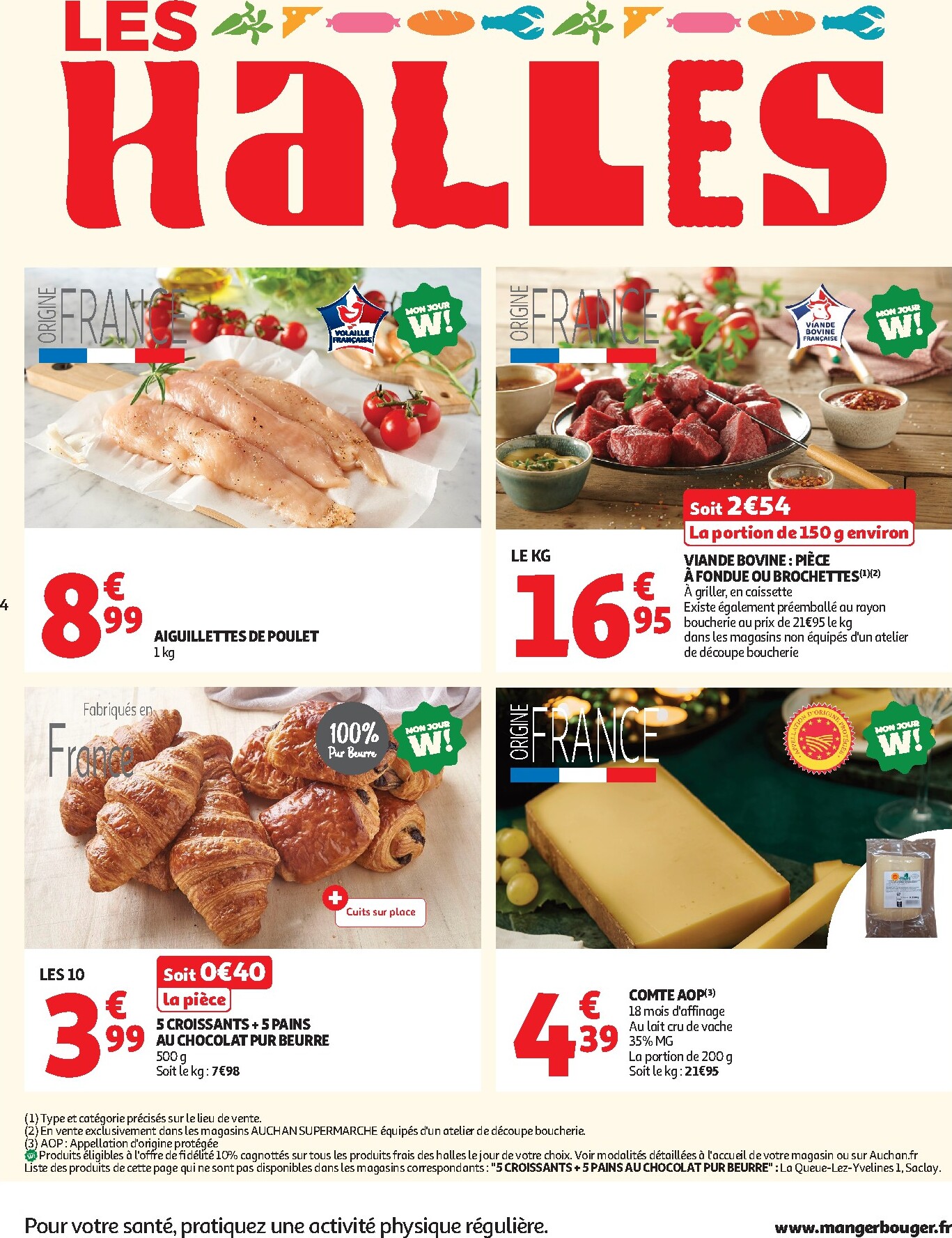 auchan - Current Auchan Supermarché - Halles & alcools leaflet valid from du mardi 09/06/2026 to du samedi 13/06/2026 - page: 4