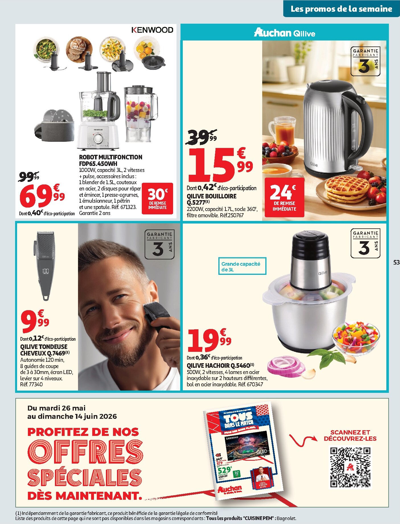 auchan - Current Auchan leaflet valid from du mardi 02/06/2026 to du dimanche 14/06/2026 - page: 53
