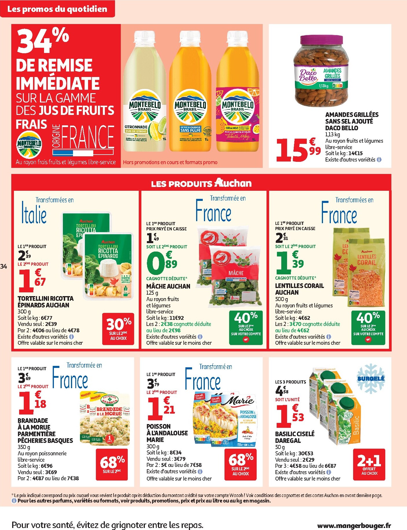 auchan - Current Auchan leaflet valid from du mardi 02/06/2026 to du dimanche 14/06/2026 - page: 34