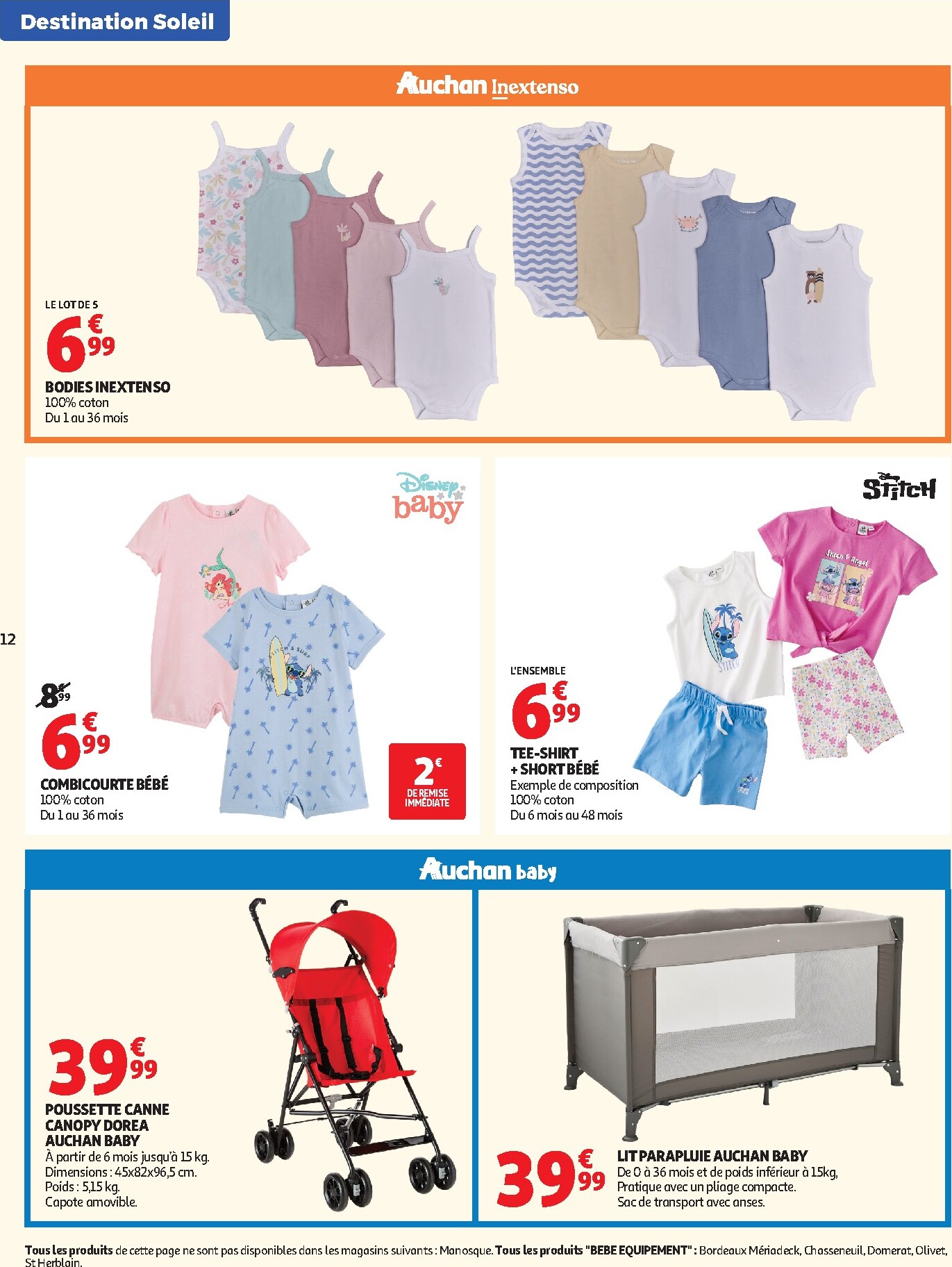 auchan - Current Auchan - Valises et vacances leaflet valid from du mardi 16/06/2026 to du dimanche 28/06/2026 - page: 12