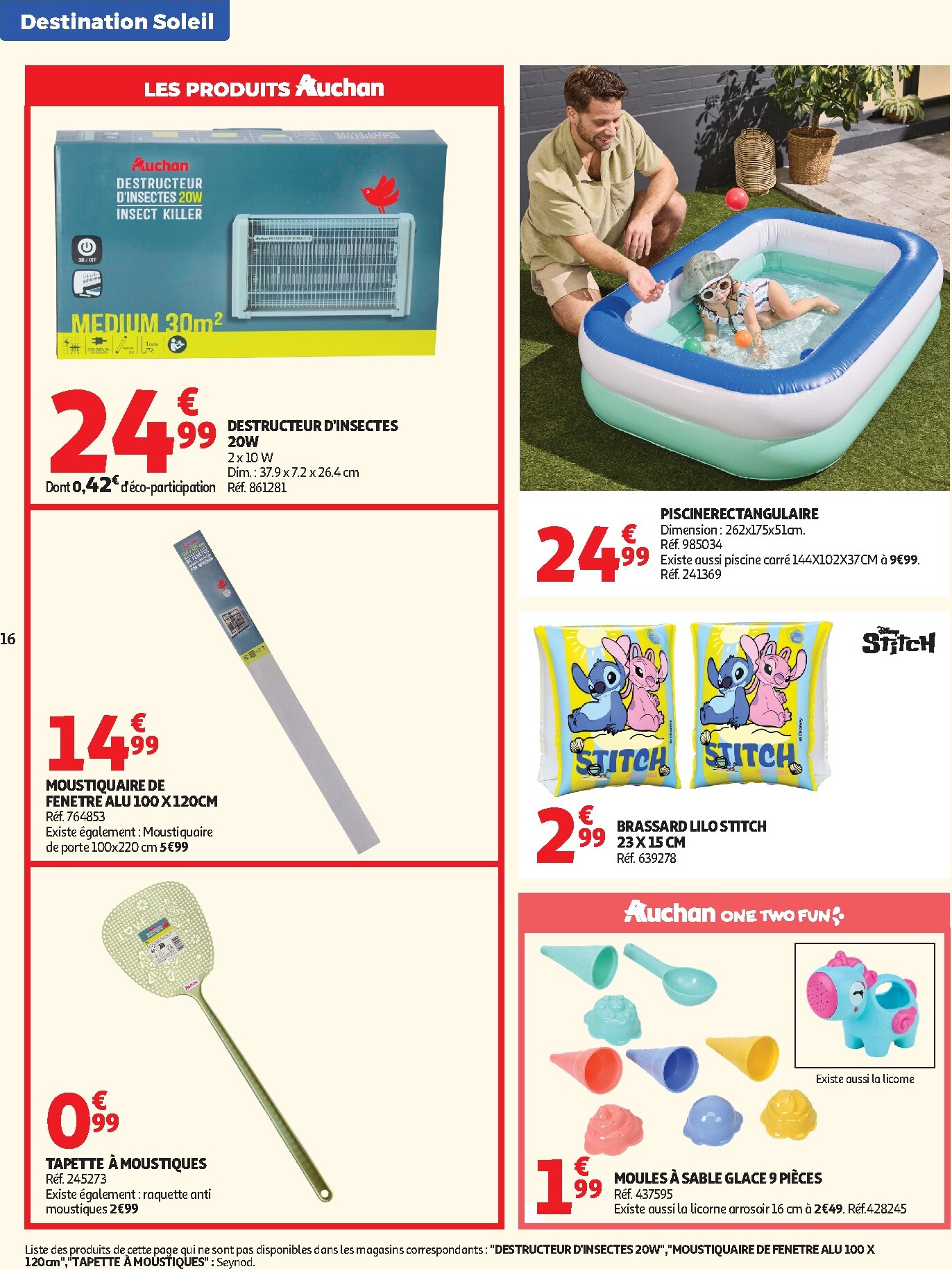 auchan - Current Auchan - Valises et vacances leaflet valid from du mardi 16/06/2026 to du dimanche 28/06/2026 - page: 16