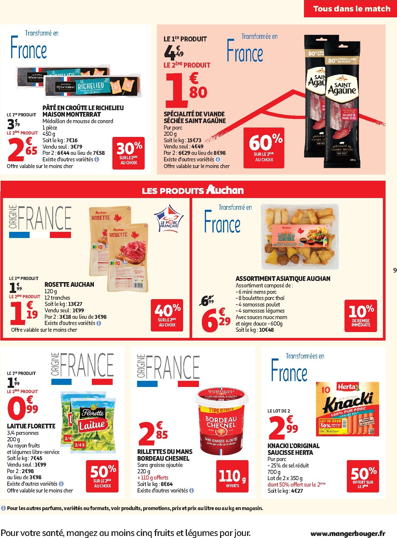 auchan - Current Auchan Supermarché - Beauté, Halles, supers leaflet valid from du mardi 16/06/2026 to du samedi 27/06/2026 - page: 9
