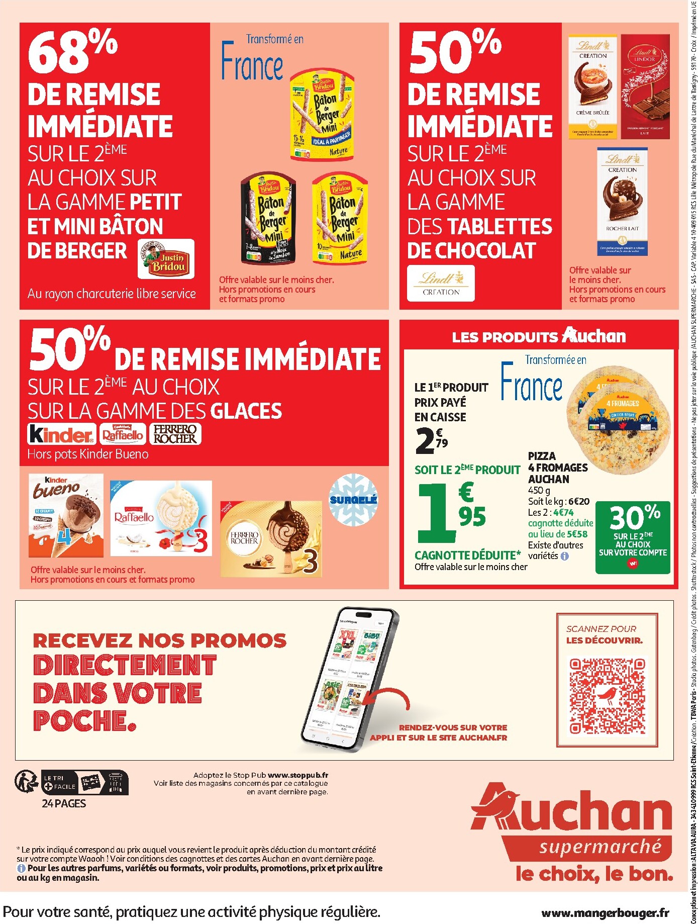 auchan - Current Auchan Supermarché - Beauté, Halles, supers leaflet valid from du mardi 16/06/2026 to du samedi 27/06/2026 - page: 24