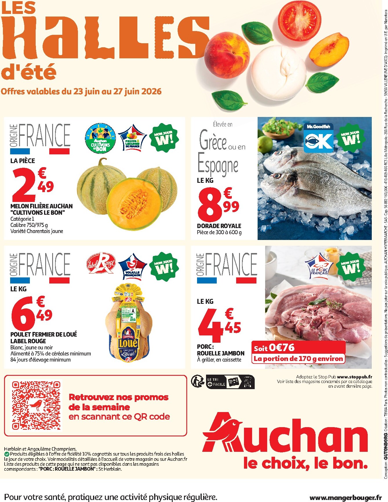 auchan - Flyer Auchan pour la semaine prochaine du du mardi 23/06/2026 au du dimanche 05/07/2026 - page: 40