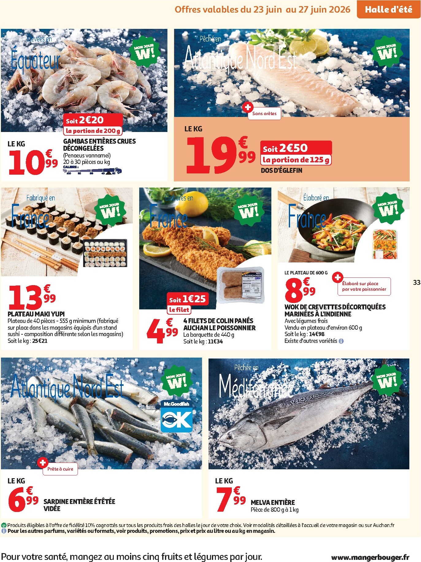 auchan - Flyer Auchan pour la semaine prochaine du du mardi 23/06/2026 au du dimanche 05/07/2026 - page: 33