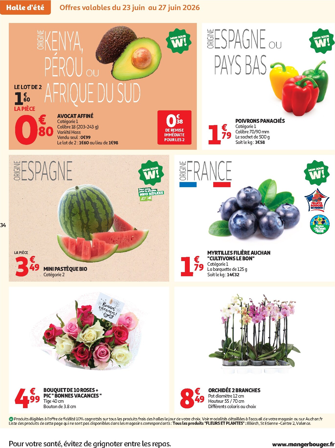 auchan - Flyer Auchan pour la semaine prochaine du du mardi 23/06/2026 au du dimanche 05/07/2026 - page: 34