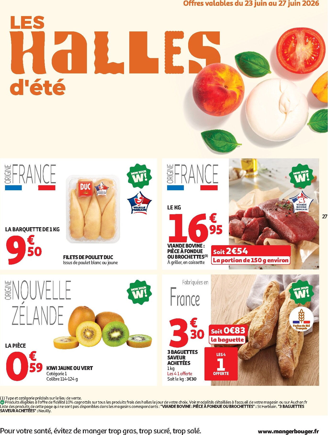 auchan - Flyer Auchan pour la semaine prochaine du du mardi 23/06/2026 au du dimanche 05/07/2026 - page: 27