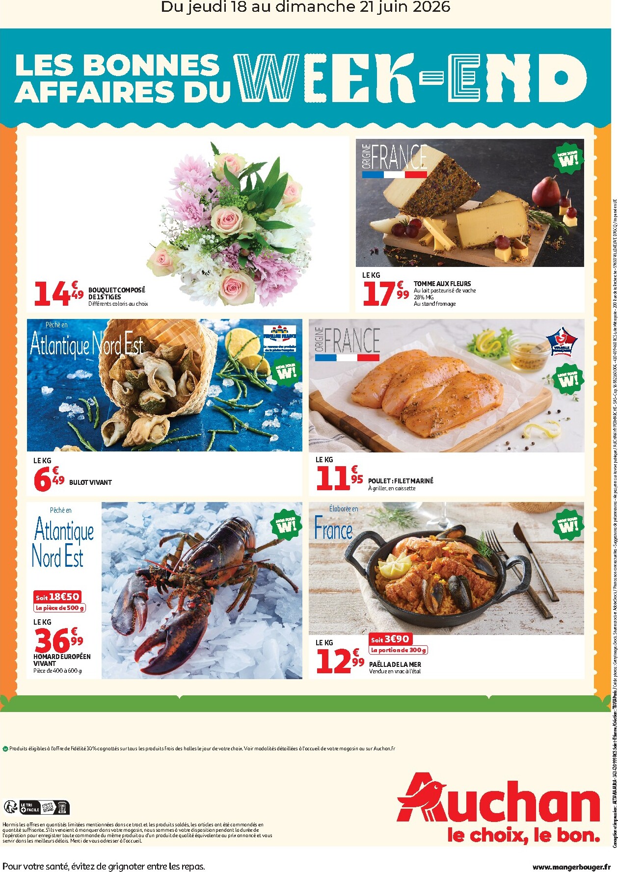 auchan - Current Auchan - Les bons plans du week-end leaflet valid from de jeudi 18/06/2026 to du dimanche 21/06/2026 - page: 2