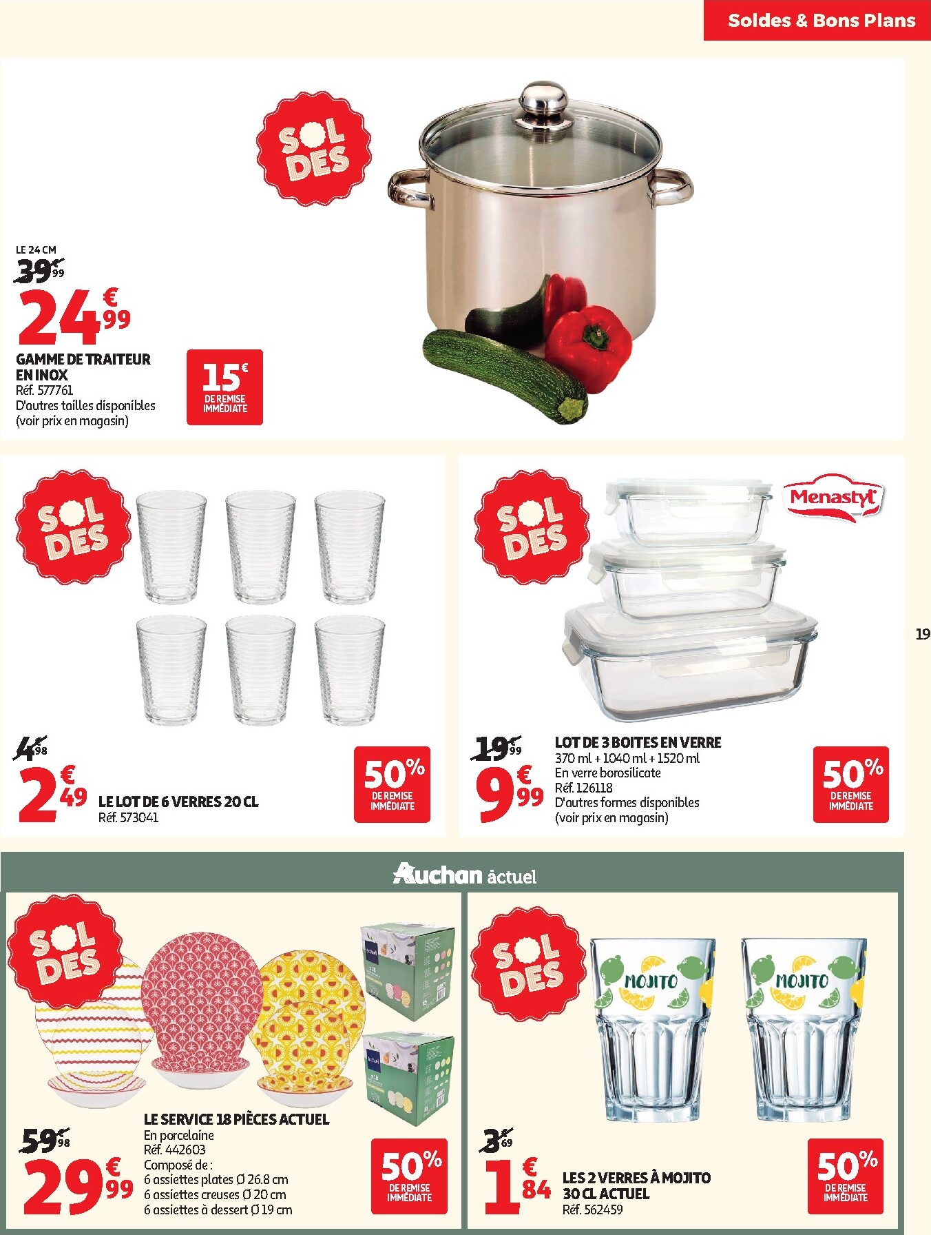 auchan - Prospectus Auchan - Soldes d'été - Hypermarché valide du du mercredi 24/06/2026 au du mardi 21/07/2026 - page: 19