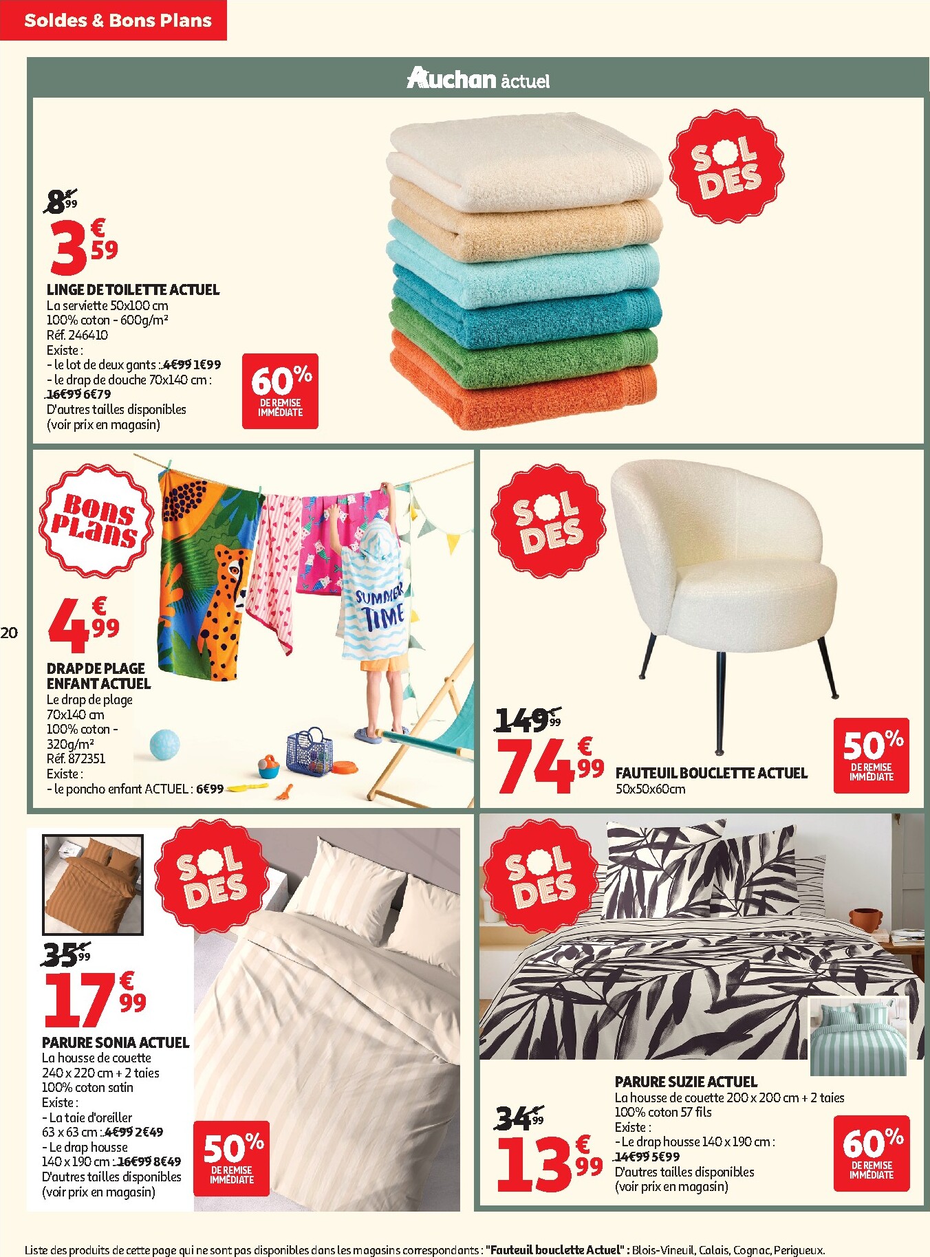 auchan - Prospectus Auchan - Soldes d'été - Hypermarché valide du du mercredi 24/06/2026 au du mardi 21/07/2026 - page: 20