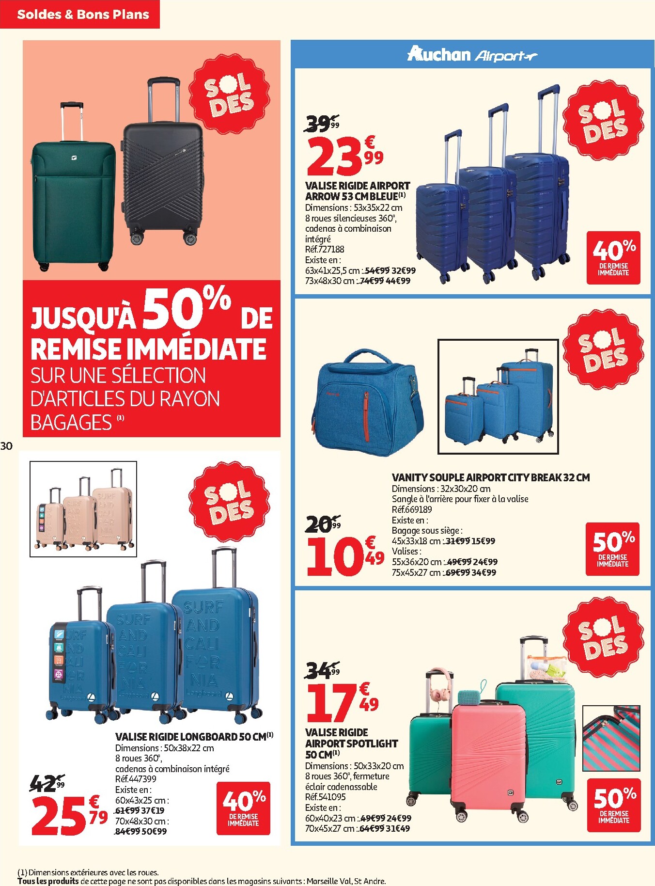 auchan - Prospectus Auchan - Soldes d'été - Hypermarché valide du du mercredi 24/06/2026 au du mardi 21/07/2026 - page: 30