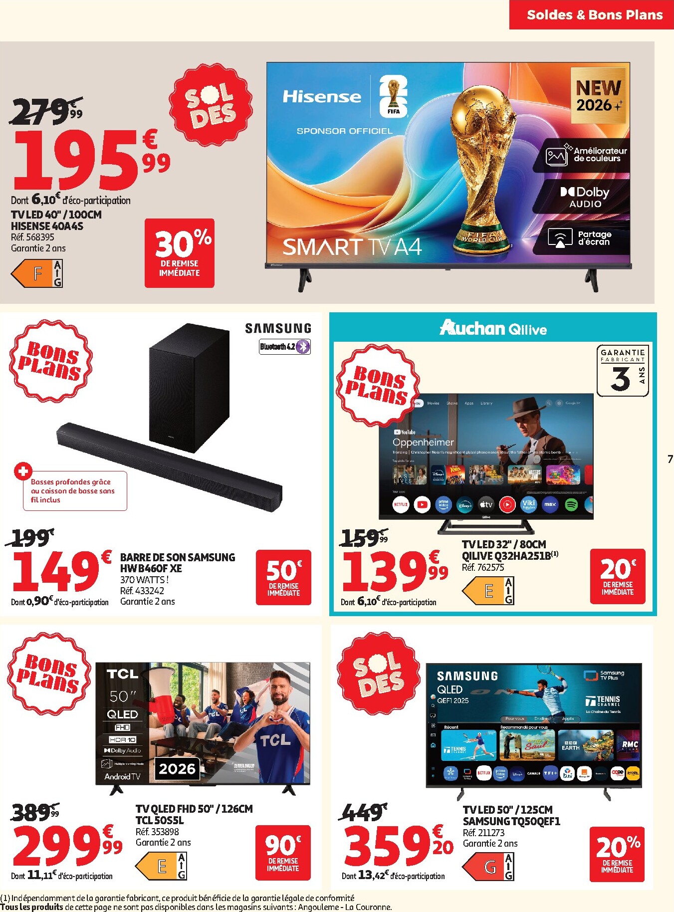 auchan - Prospectus Auchan - Soldes d'été - Hypermarché valide du du mercredi 24/06/2026 au du mardi 21/07/2026 - page: 7