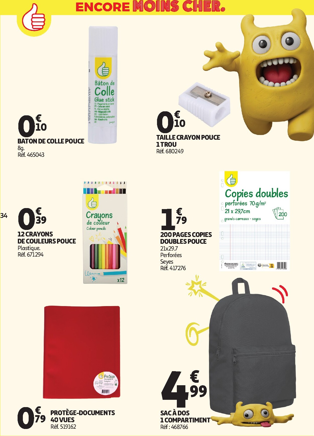 auchan - Flyer Auchan - Cartables, rentrée pour la semaine prochaine du du mardi 30/06/2026 au du dimanche 30/08/2026 - page: 34