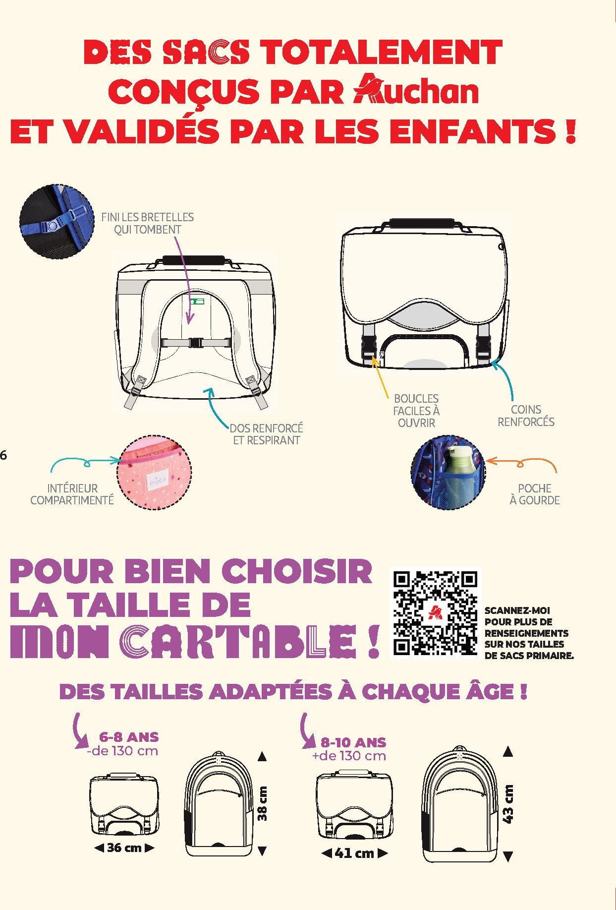 auchan - Flyer Auchan - Cartables, rentrée pour la semaine prochaine du du mardi 30/06/2026 au du dimanche 30/08/2026 - page: 6