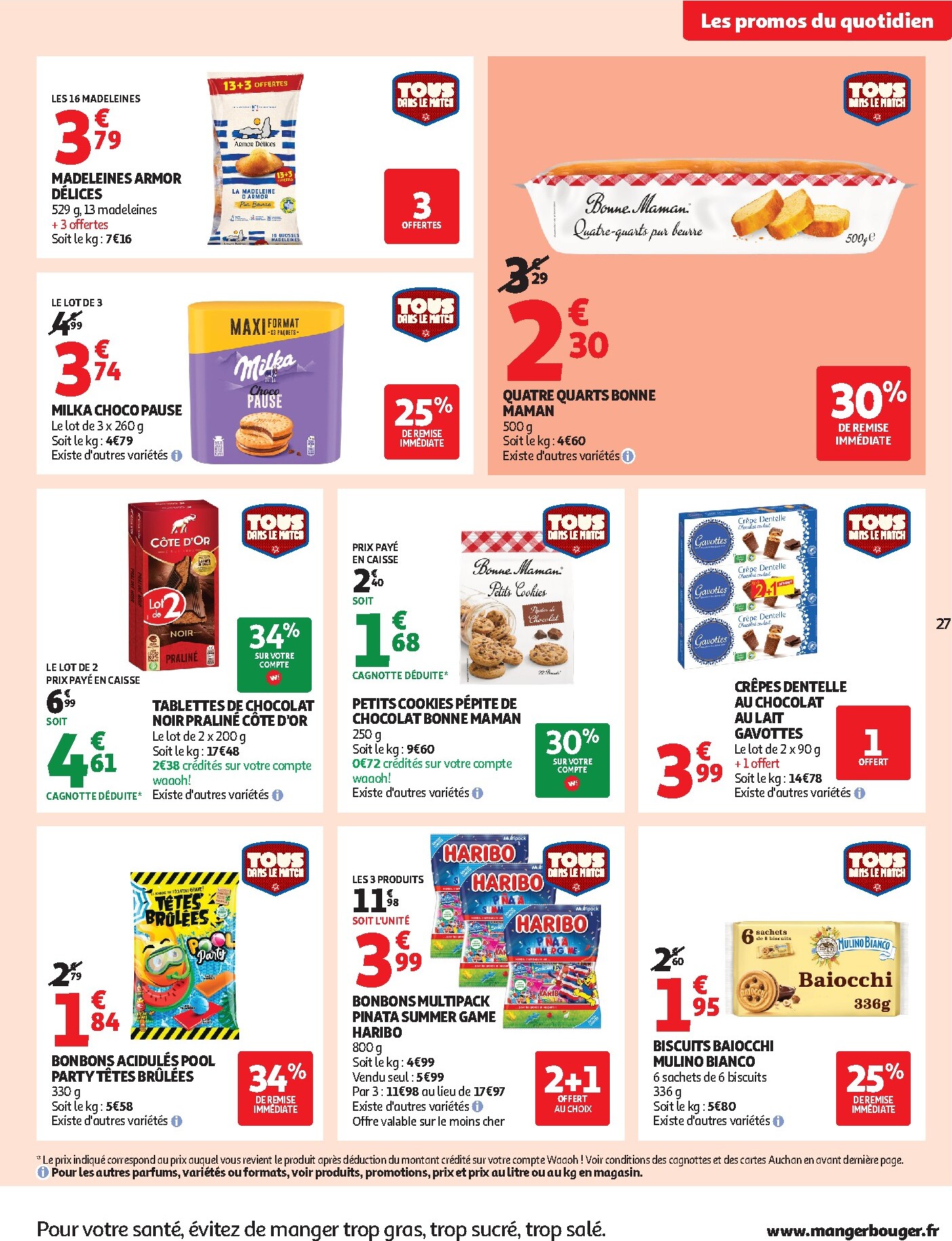 auchan - Flyer Auchan Supermarché pour la semaine prochaine du du mardi 30/06/2026 au du samedi 11/07/2026 - page: 27