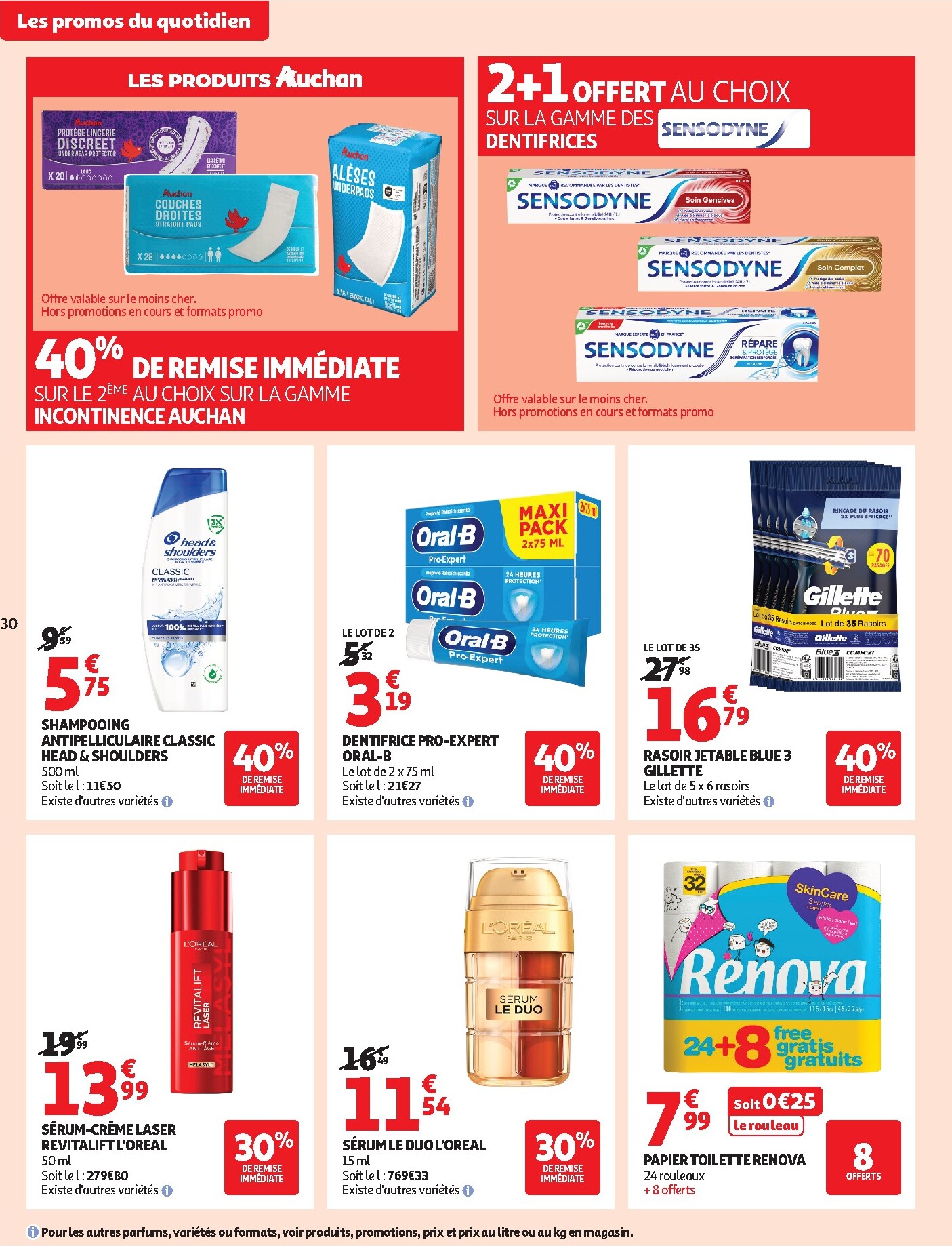auchan - Flyer Auchan Supermarché pour la semaine prochaine du du mardi 30/06/2026 au du samedi 11/07/2026 - page: 30