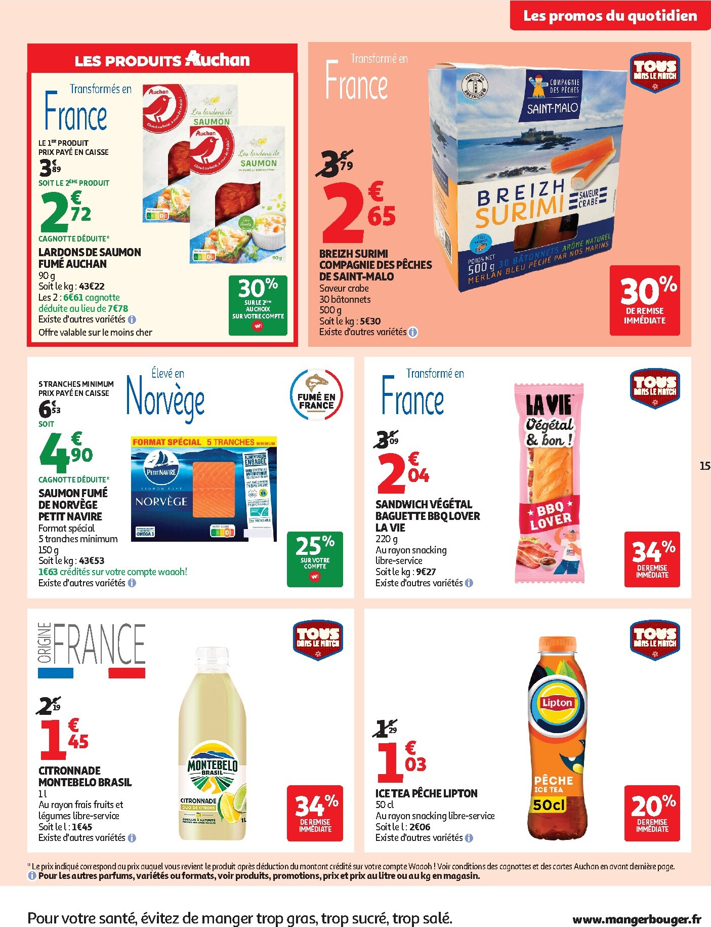 auchan - Flyer Auchan Supermarché pour la semaine prochaine du du mardi 30/06/2026 au du samedi 11/07/2026 - page: 15