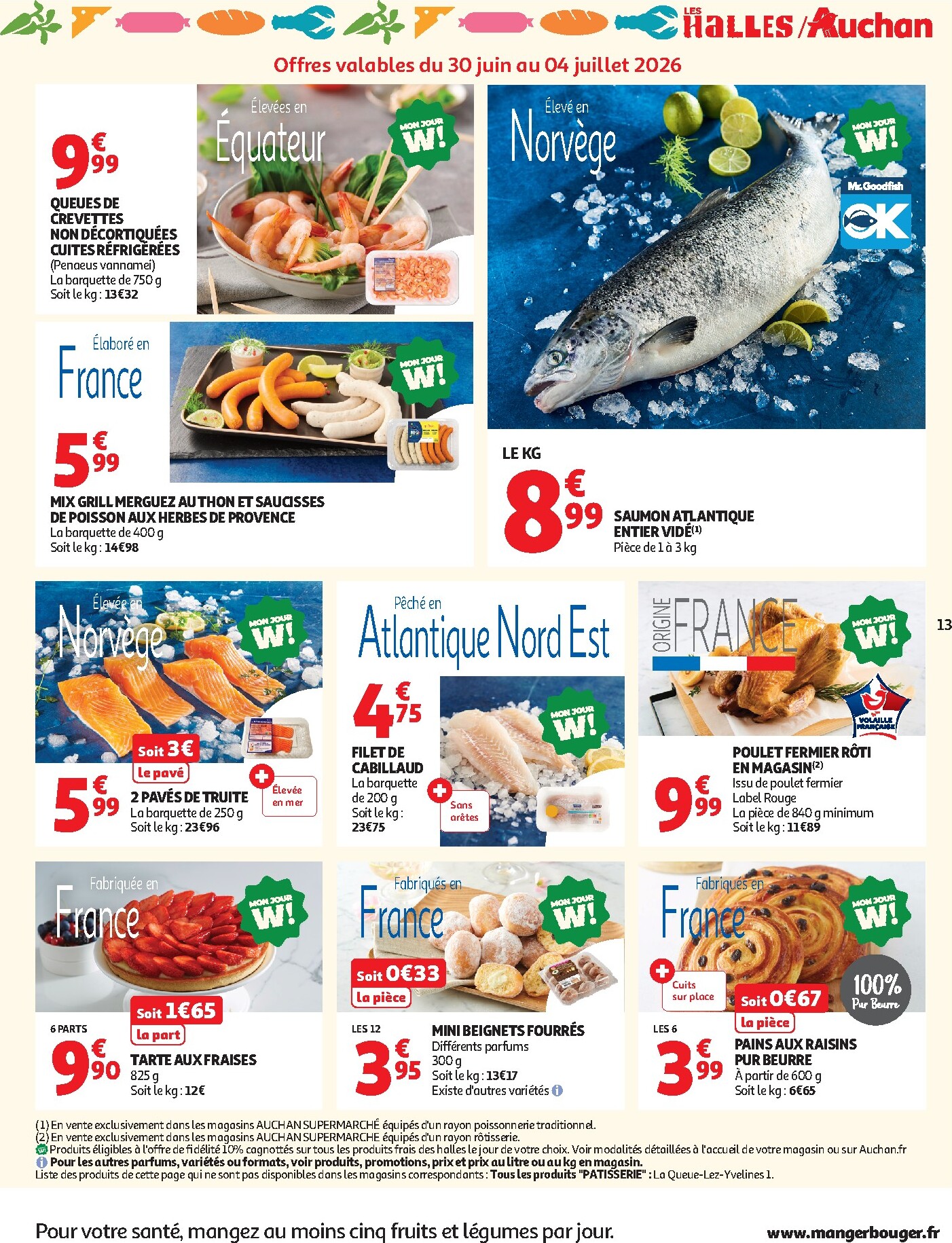 auchan - Flyer Auchan Supermarché pour la semaine prochaine du du mardi 30/06/2026 au du samedi 11/07/2026 - page: 13