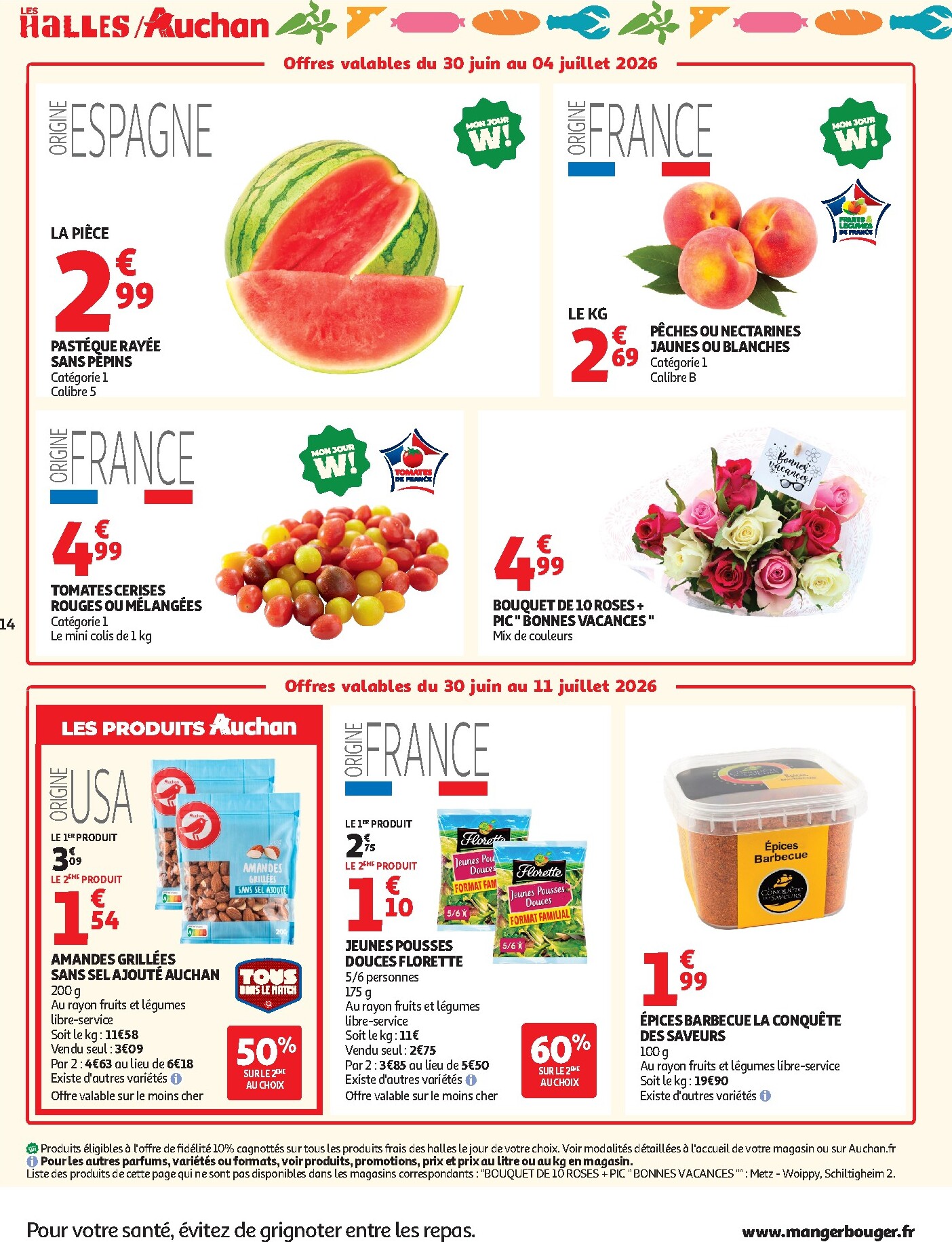 auchan - Flyer Auchan Supermarché pour la semaine prochaine du du mardi 30/06/2026 au du samedi 11/07/2026 - page: 14