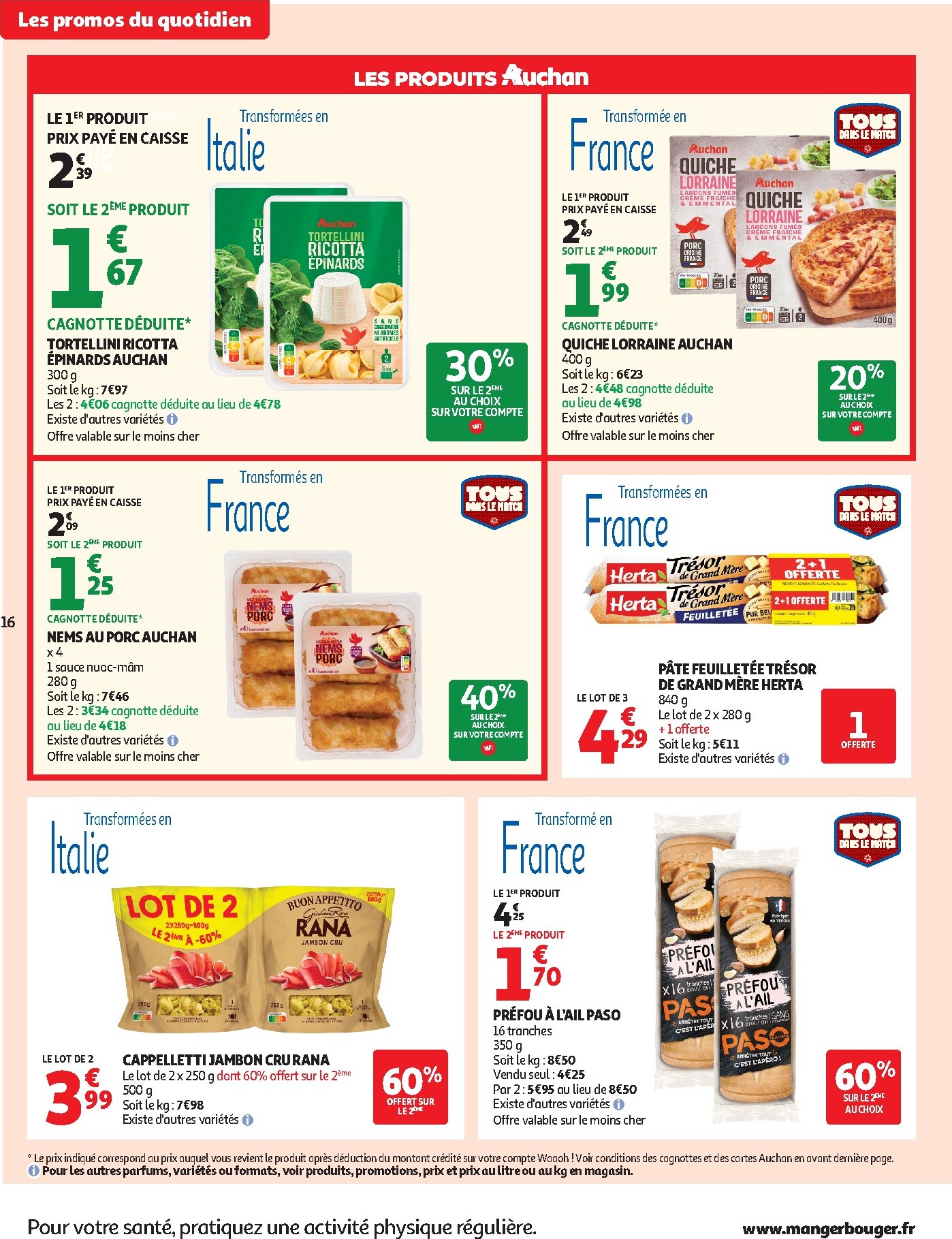 auchan - Flyer Auchan Supermarché pour la semaine prochaine du du mardi 30/06/2026 au du samedi 11/07/2026 - page: 16
