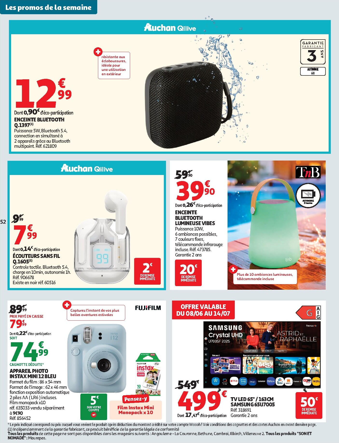 auchan - Flyer Auchan pour la semaine prochaine du du mardi 30/06/2026 au du dimanche 12/07/2026 - page: 52