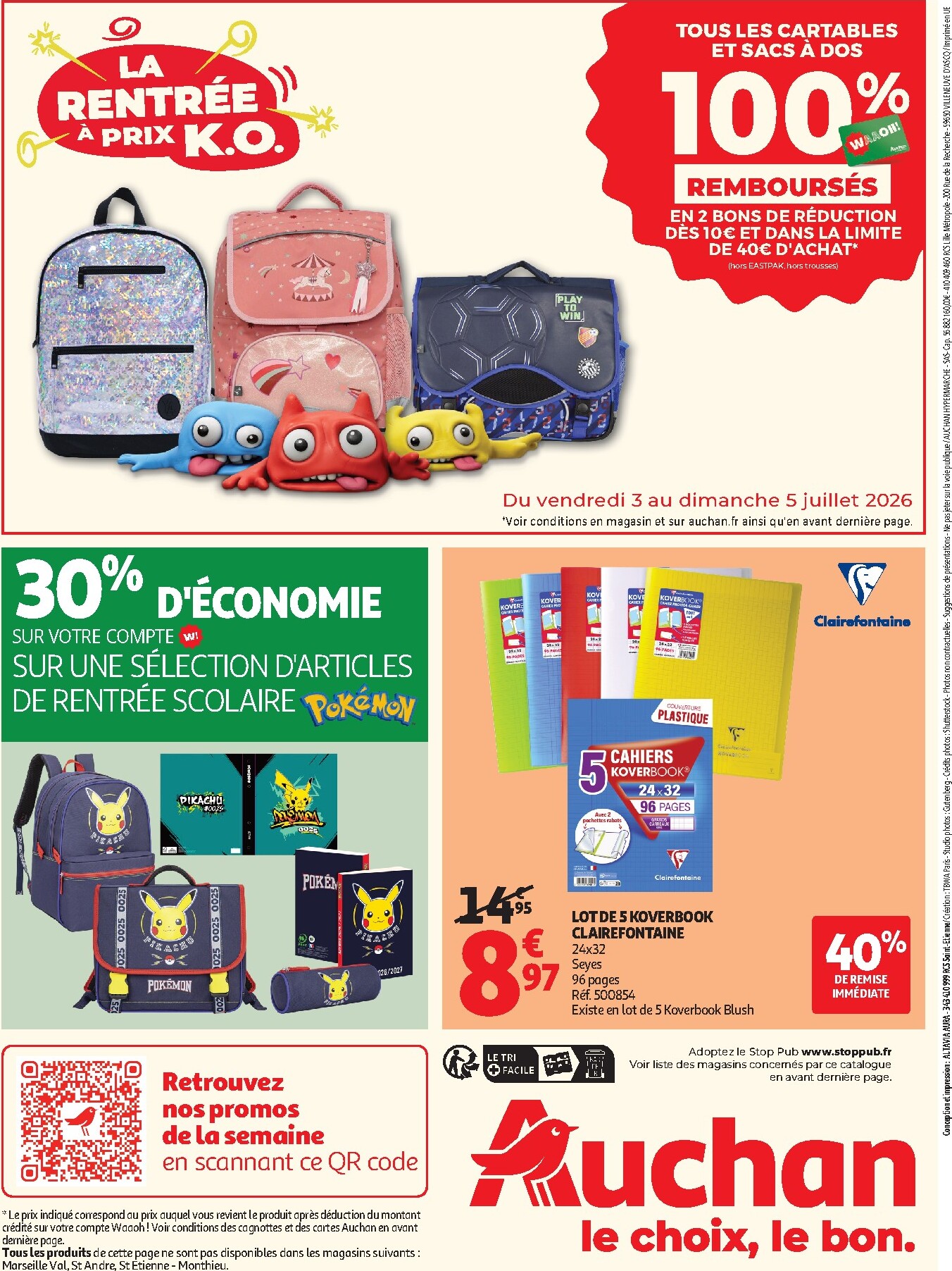 auchan - Flyer Auchan pour la semaine prochaine du du mardi 30/06/2026 au du dimanche 12/07/2026 - page: 60